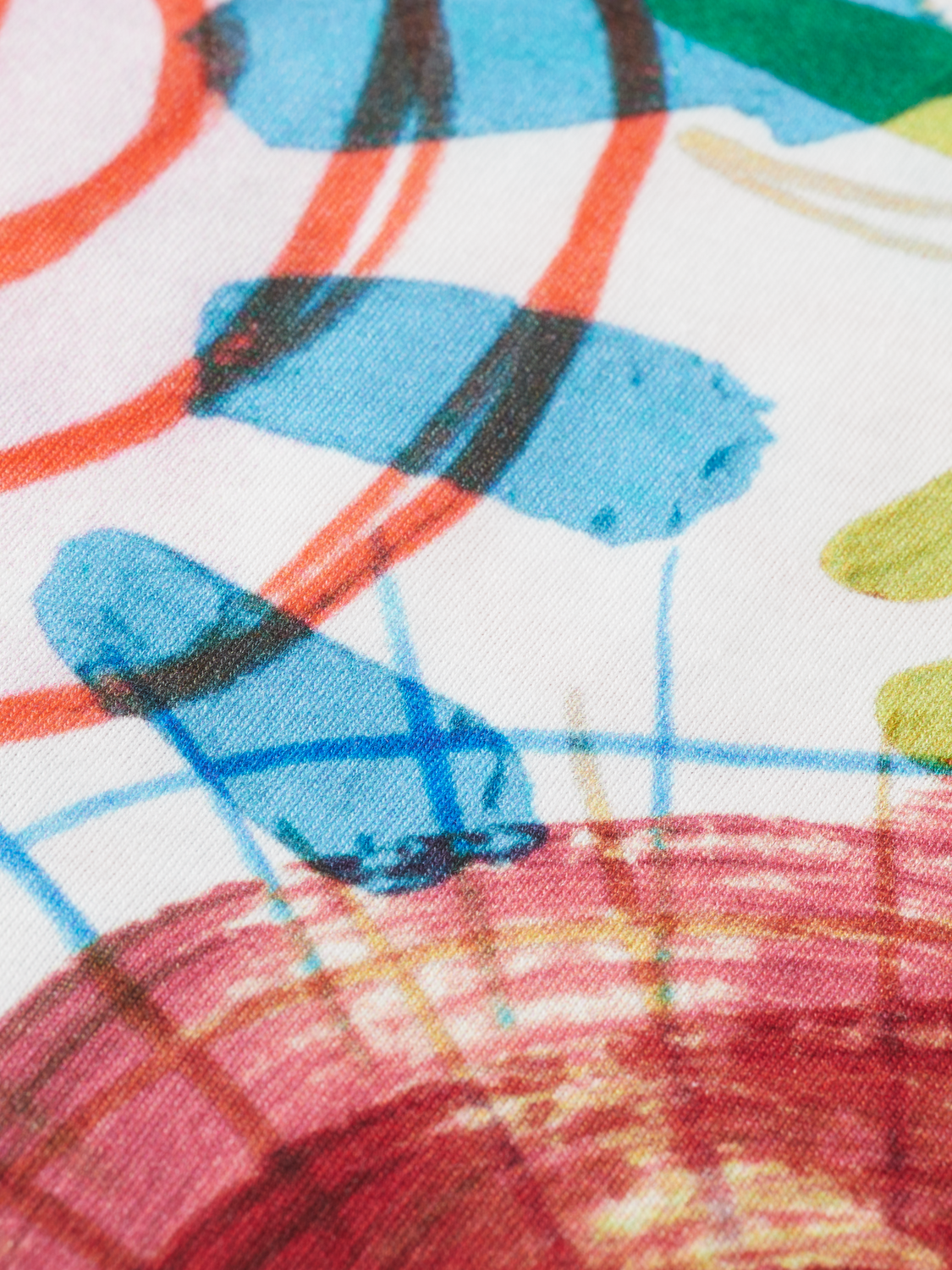 Abstract Sun Printed Regular Fit T-Shirt