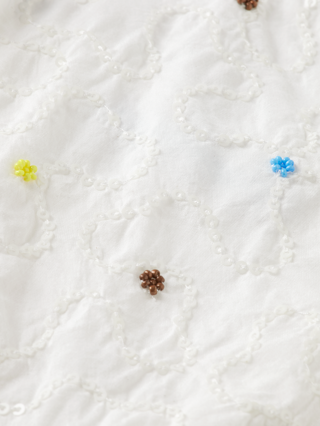 Beaded Crop Tank Top