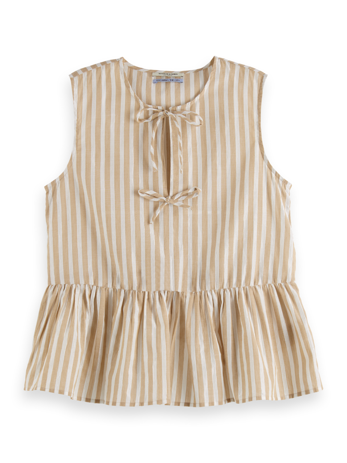 Sleeveless Bow Top