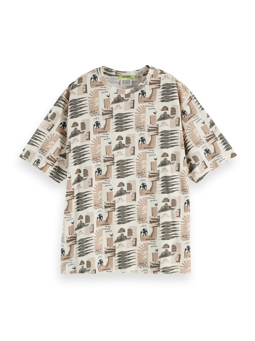 All Over Printed Loose Fit T-Shirt