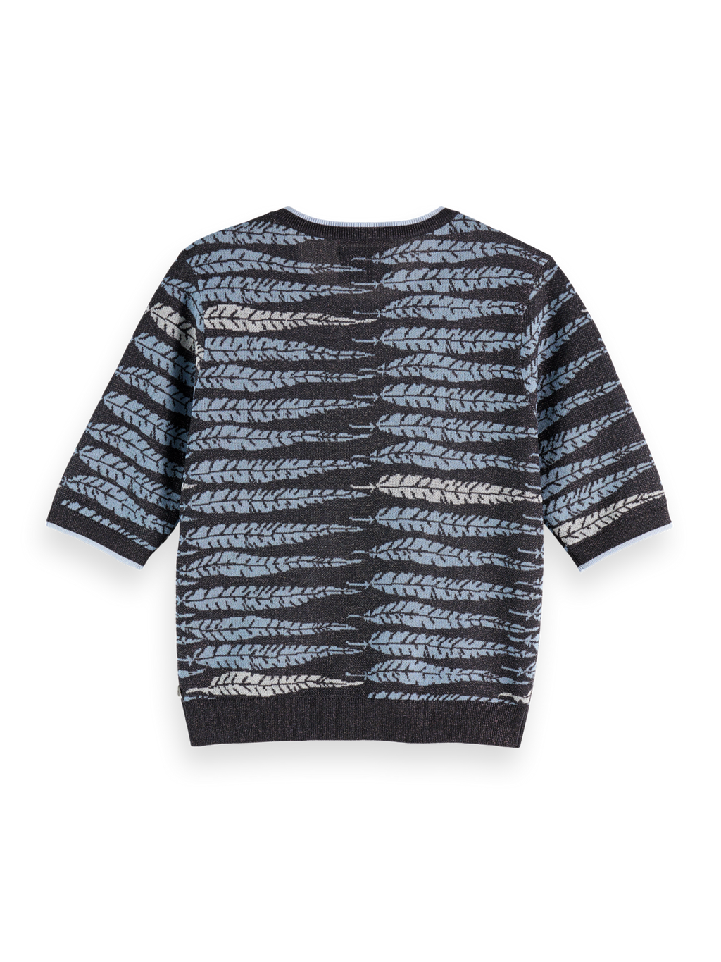 Lurex Jacquard Knitted Tee