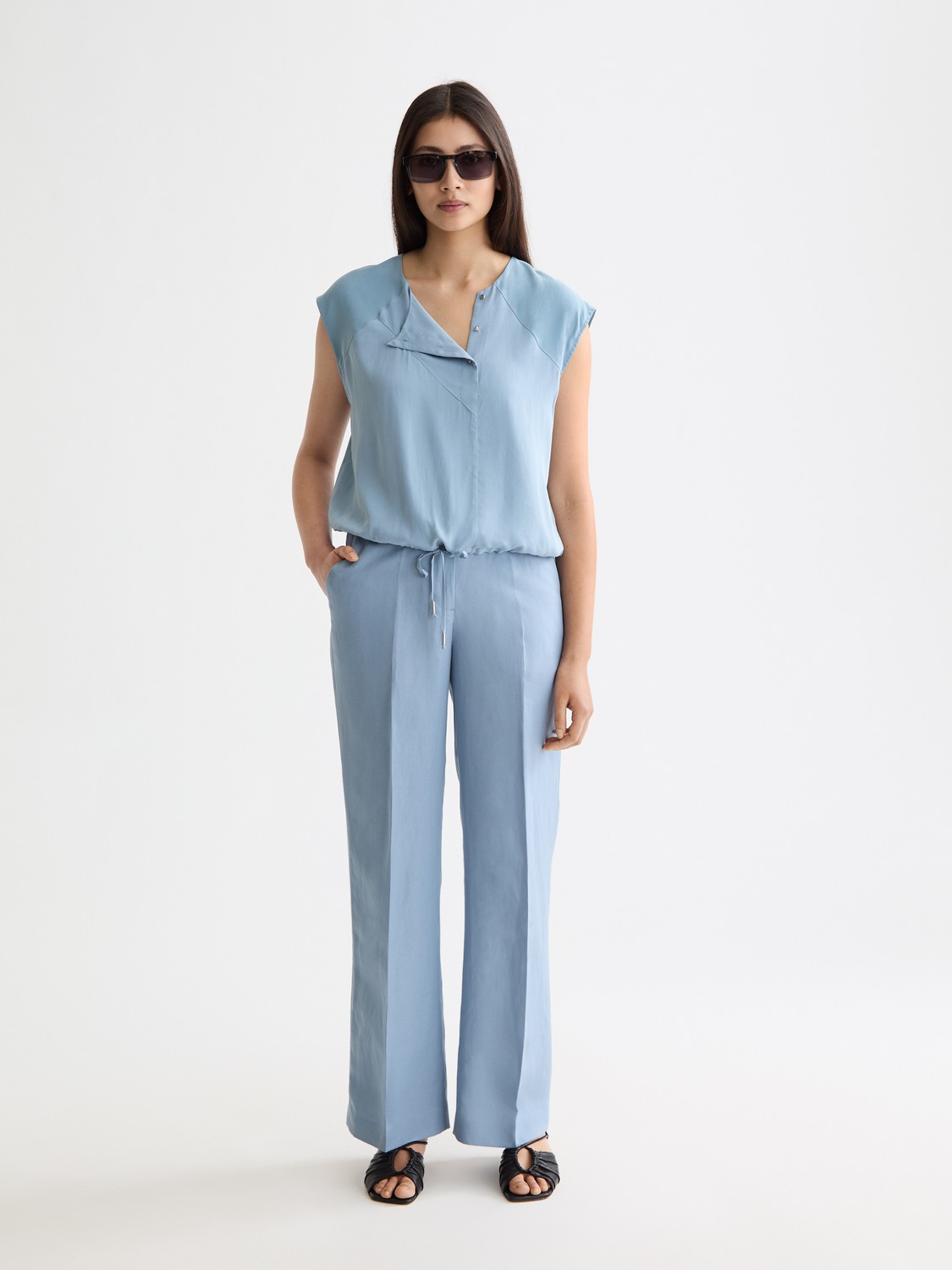 Drawstring Waisted Tank