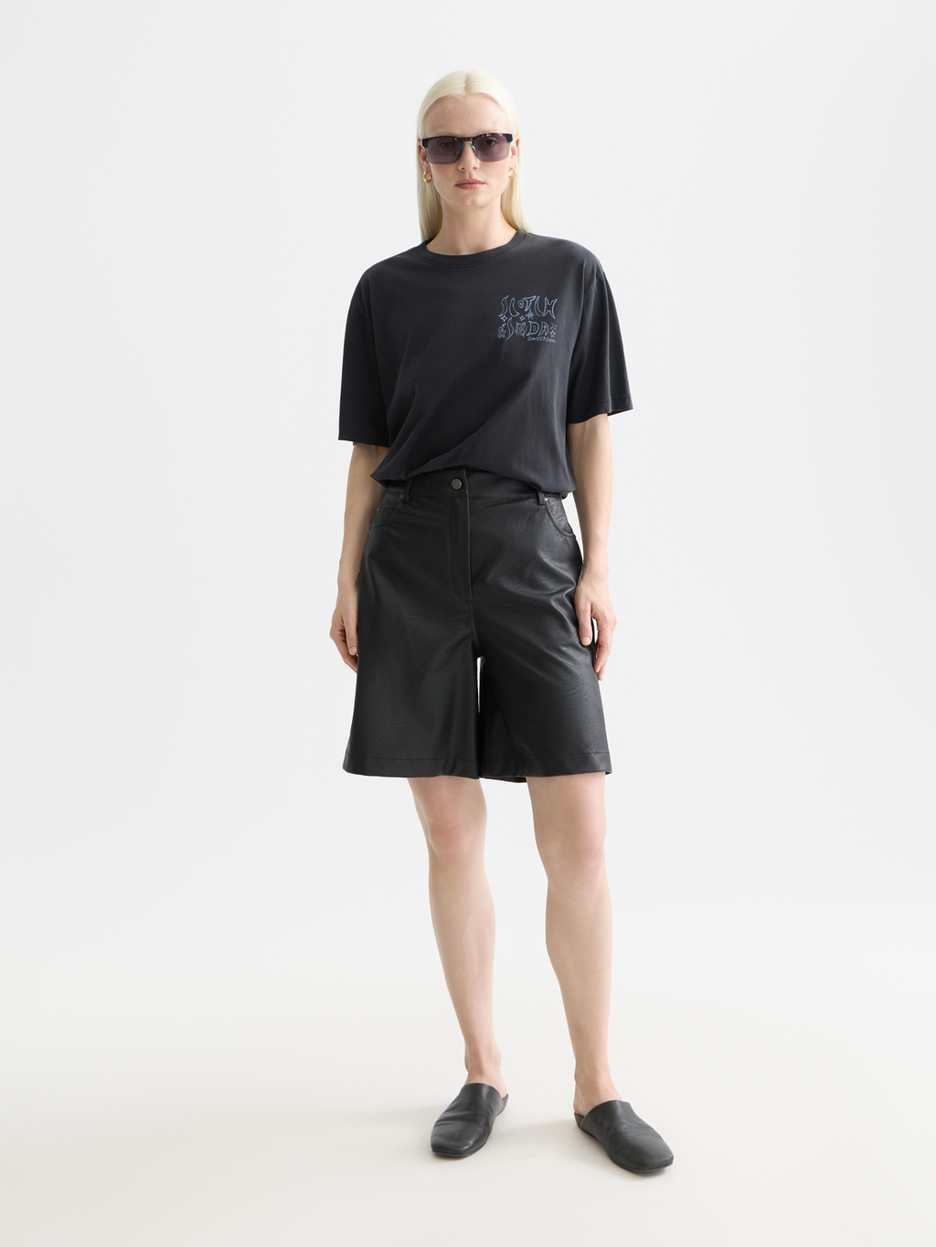 Washed Artwork Loose T-Shirt