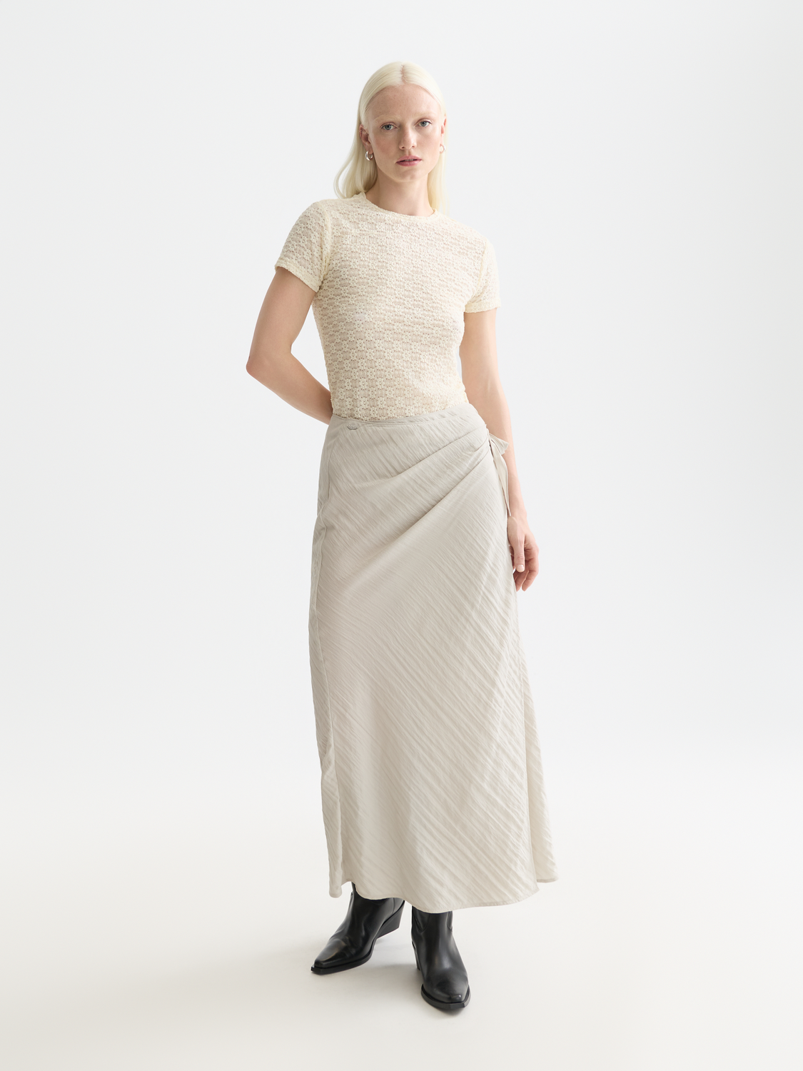 Open Structure Slim Fit T-Shirt