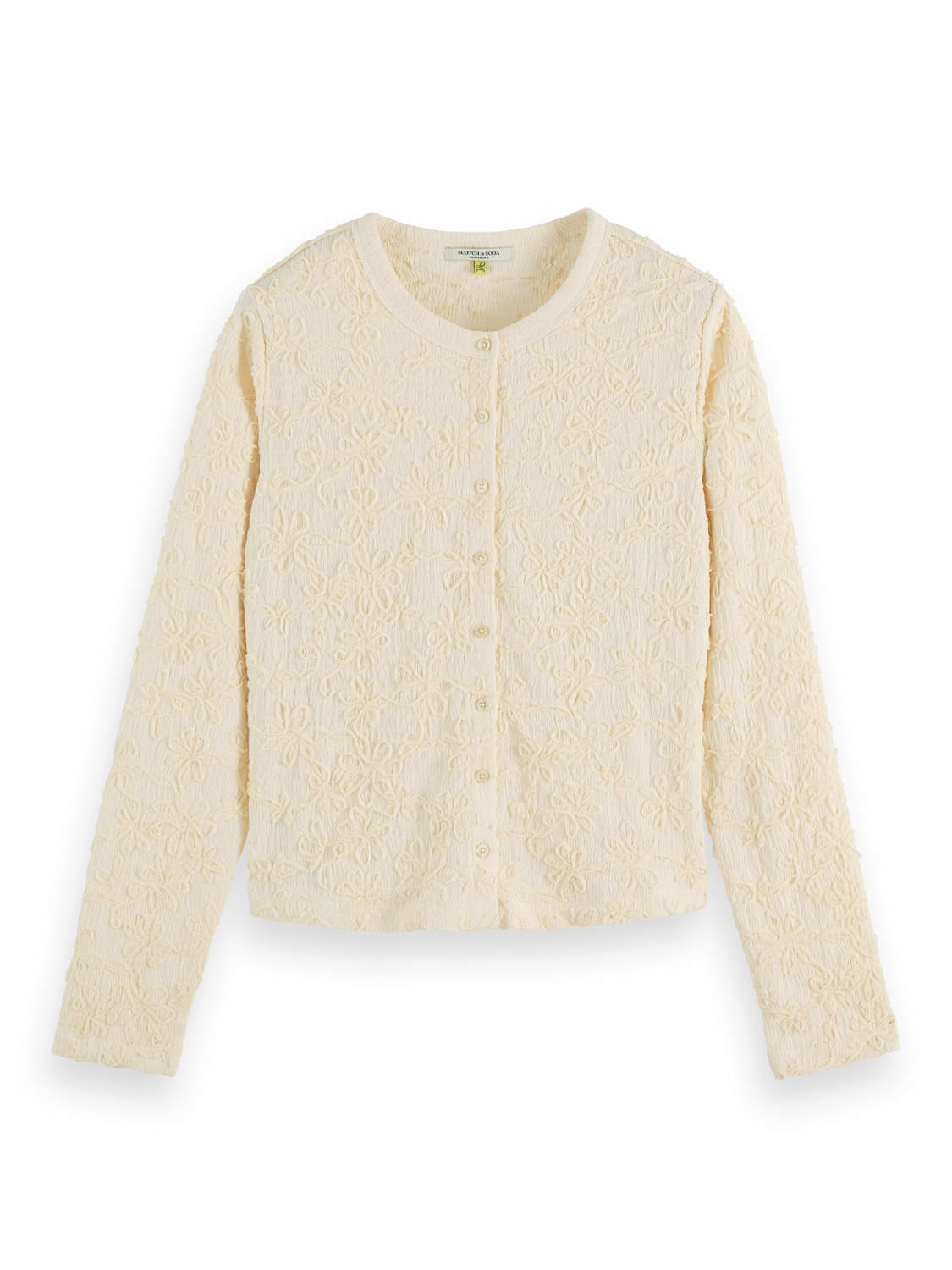 Structured button up long sleeve T-Shirt