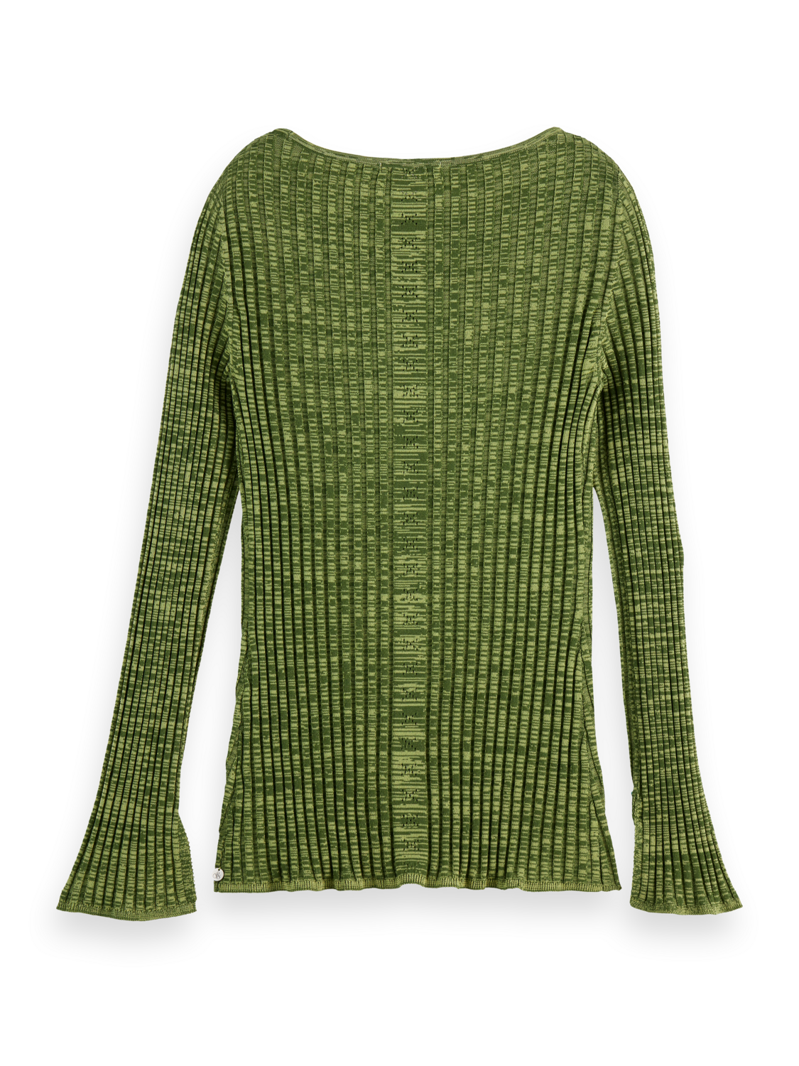 Ribbed knitted pullover