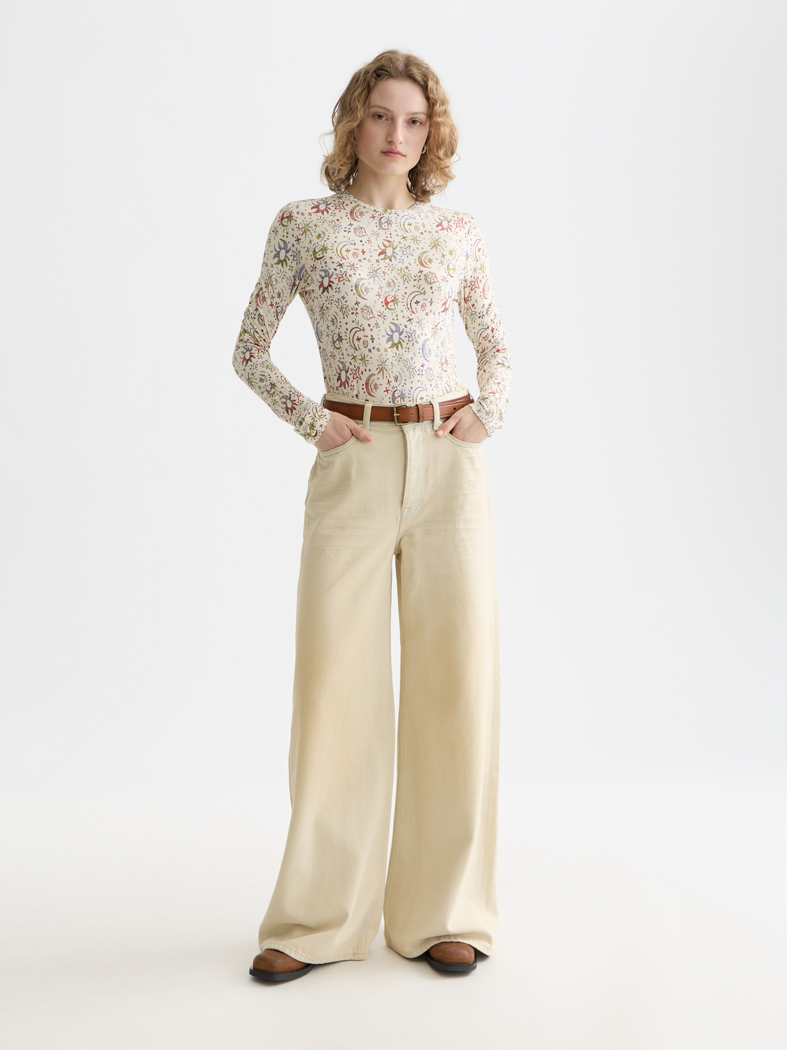 All Over Printed Long Sleeve T-Shirt