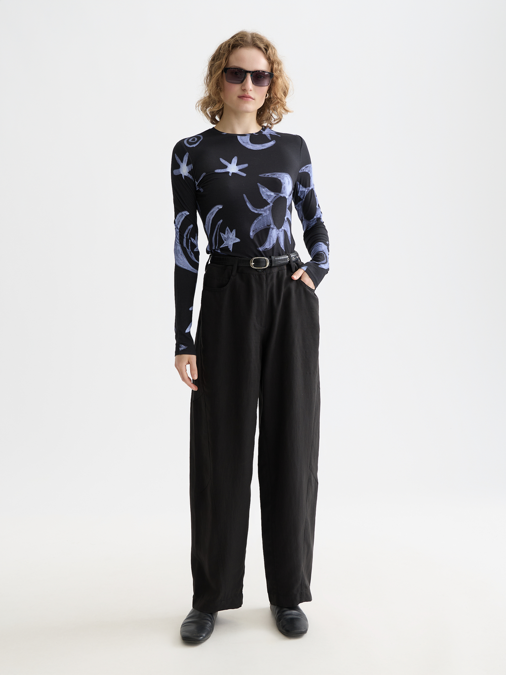 All Over Printed Long Sleeve T-Shirt