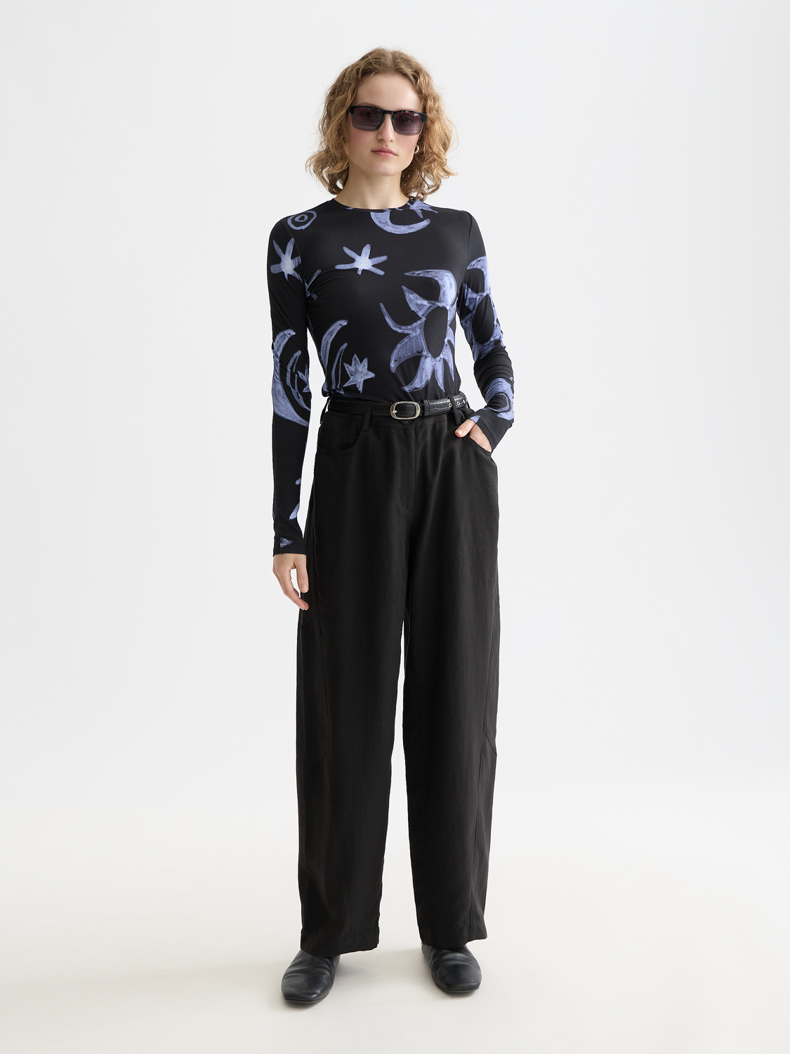 All Over Printed Long Sleeve T-Shirt