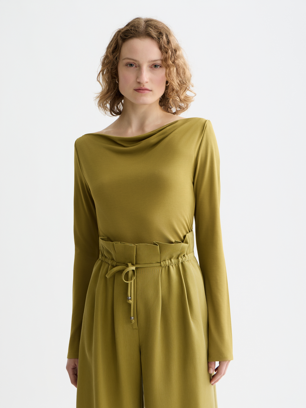 Drapey Modal Long Sleeve T-Shirt