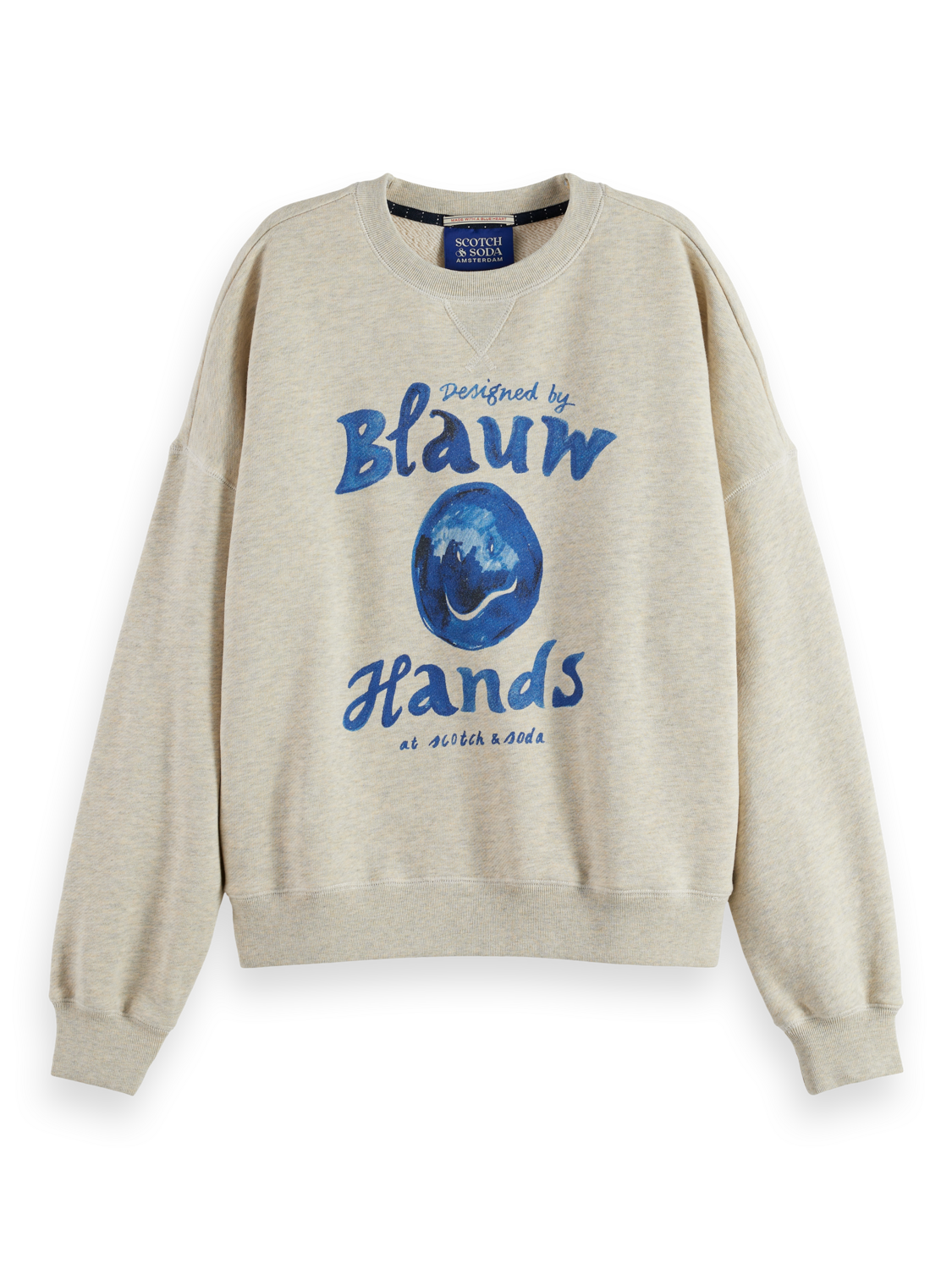 Washed Oversized Fit Sweatshirt With Graphic