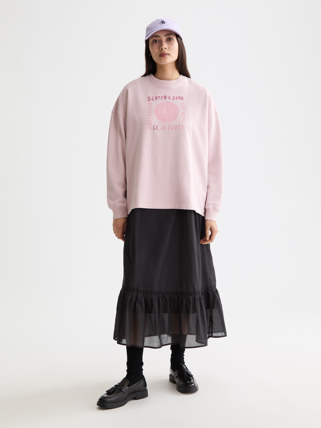 Washed Seasonal Oversized Fit Sweatshirt