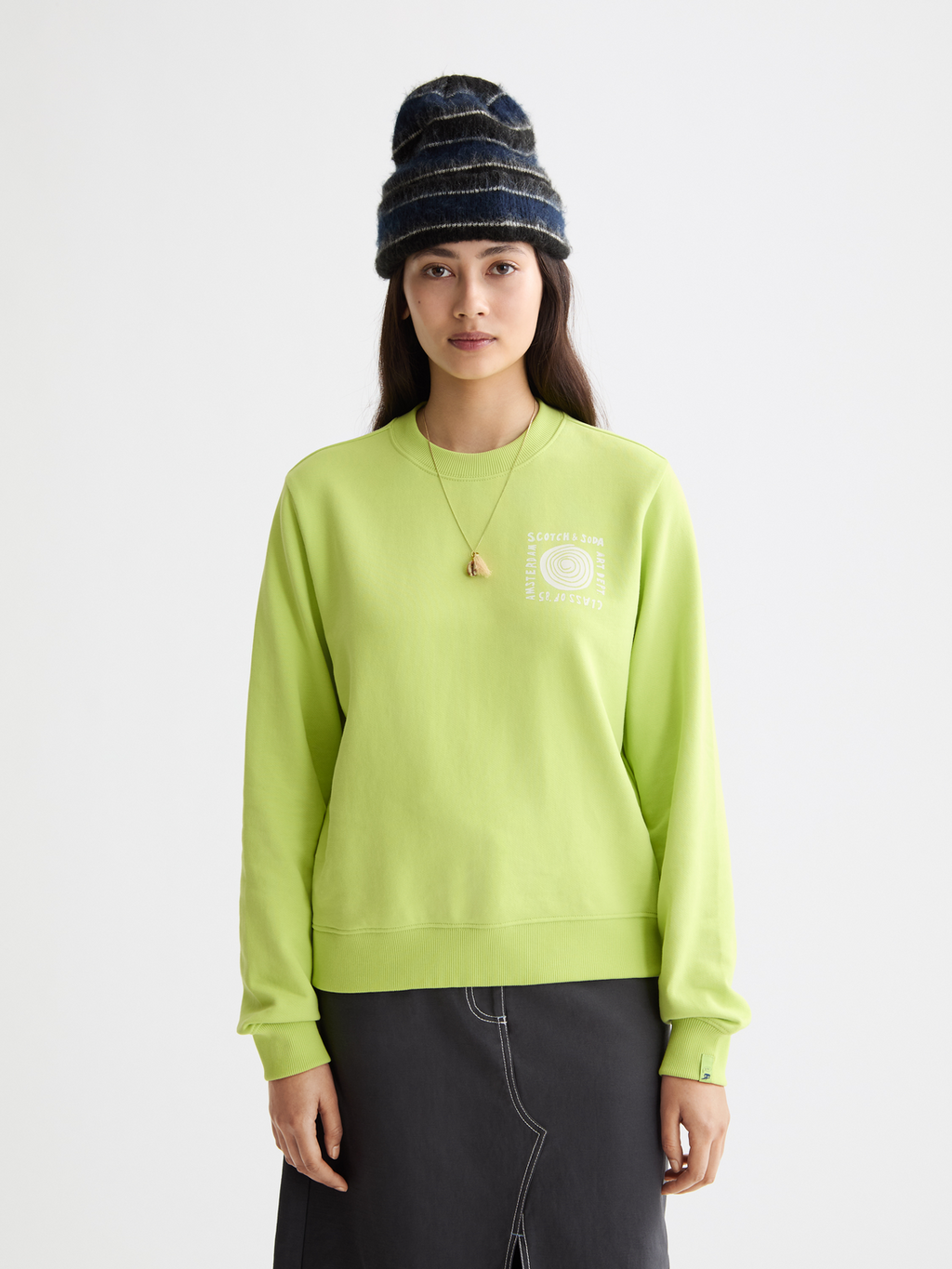 Regular Fit Sweatshirt With Chest Artwork