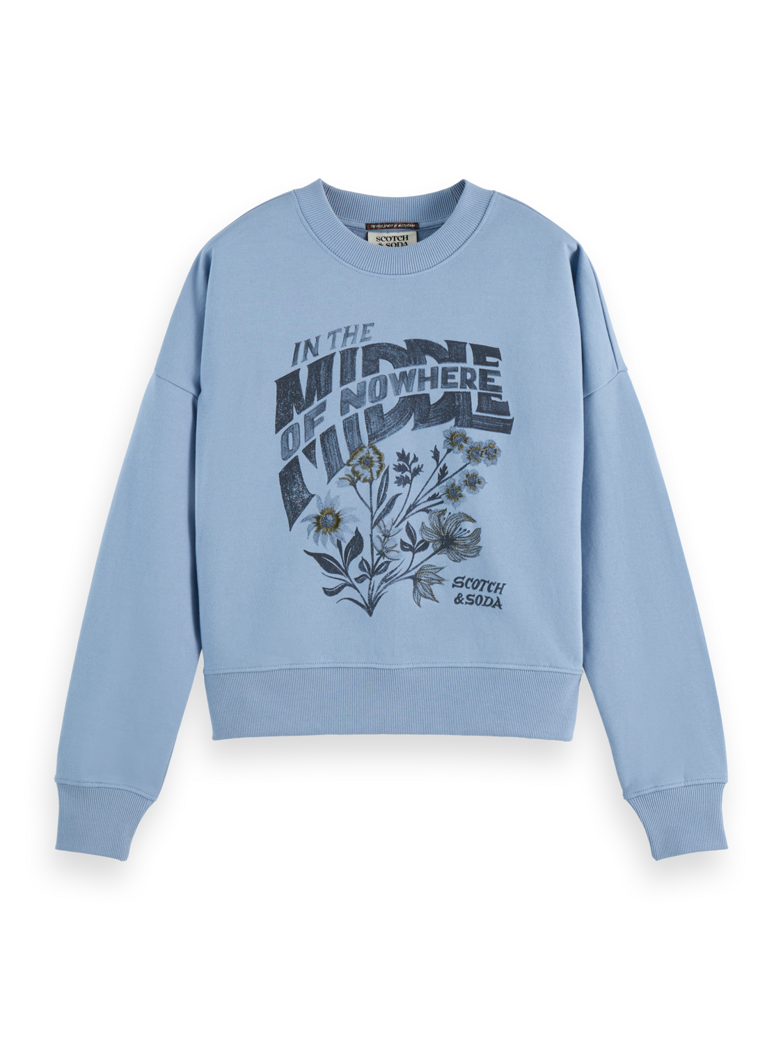 Chest artwork relaxed sweatshirt