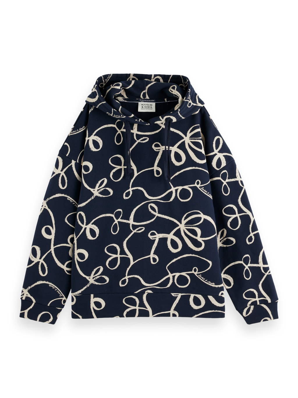 All over printed hoodie