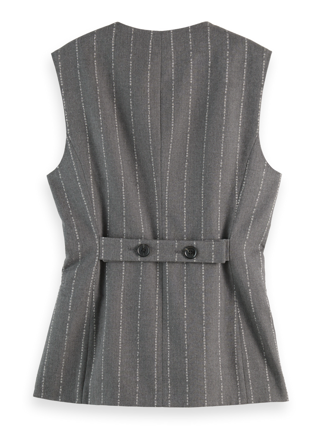 Waistcoat back detail