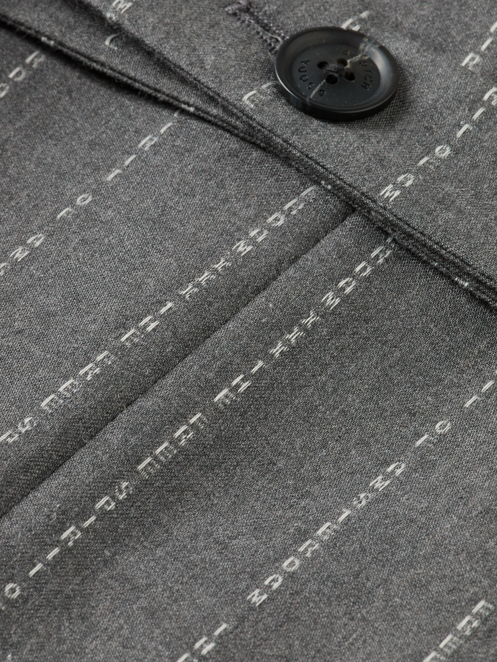 Waistcoat back detail