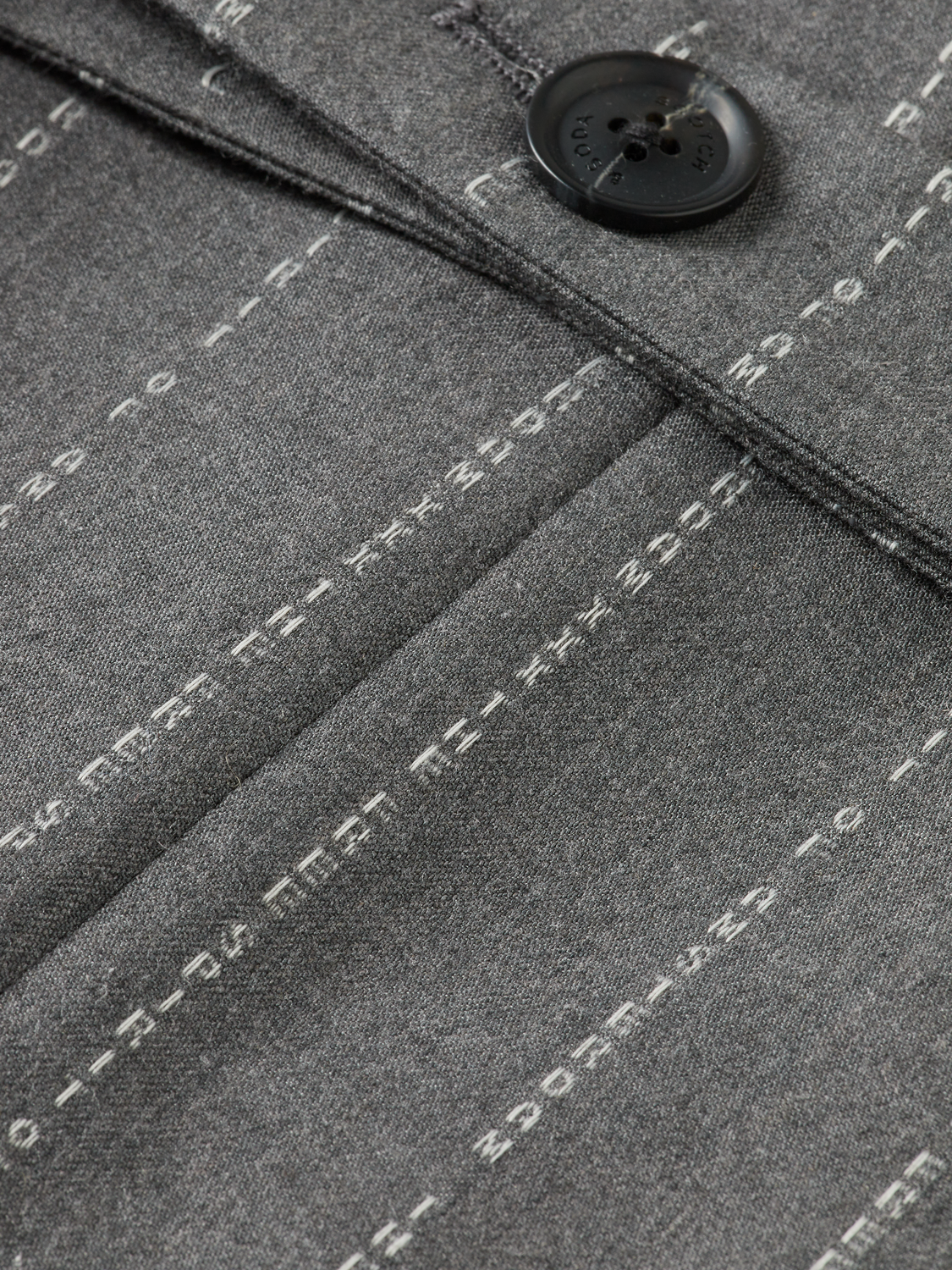 Waistcoat back detail