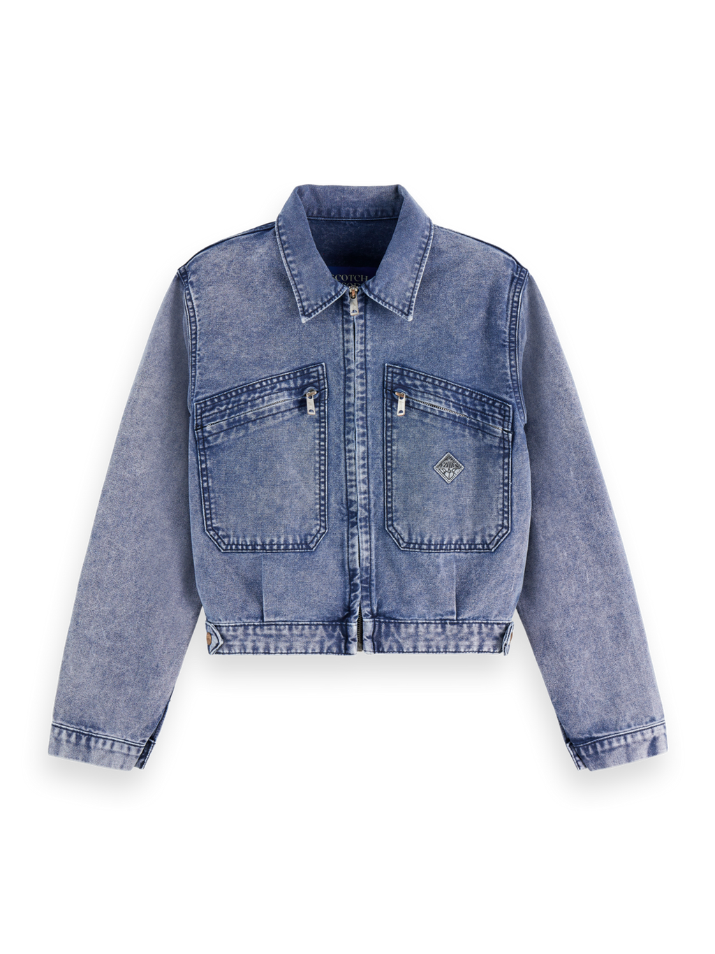 Mountain Dyed Denim Canvas Workwear Jacket