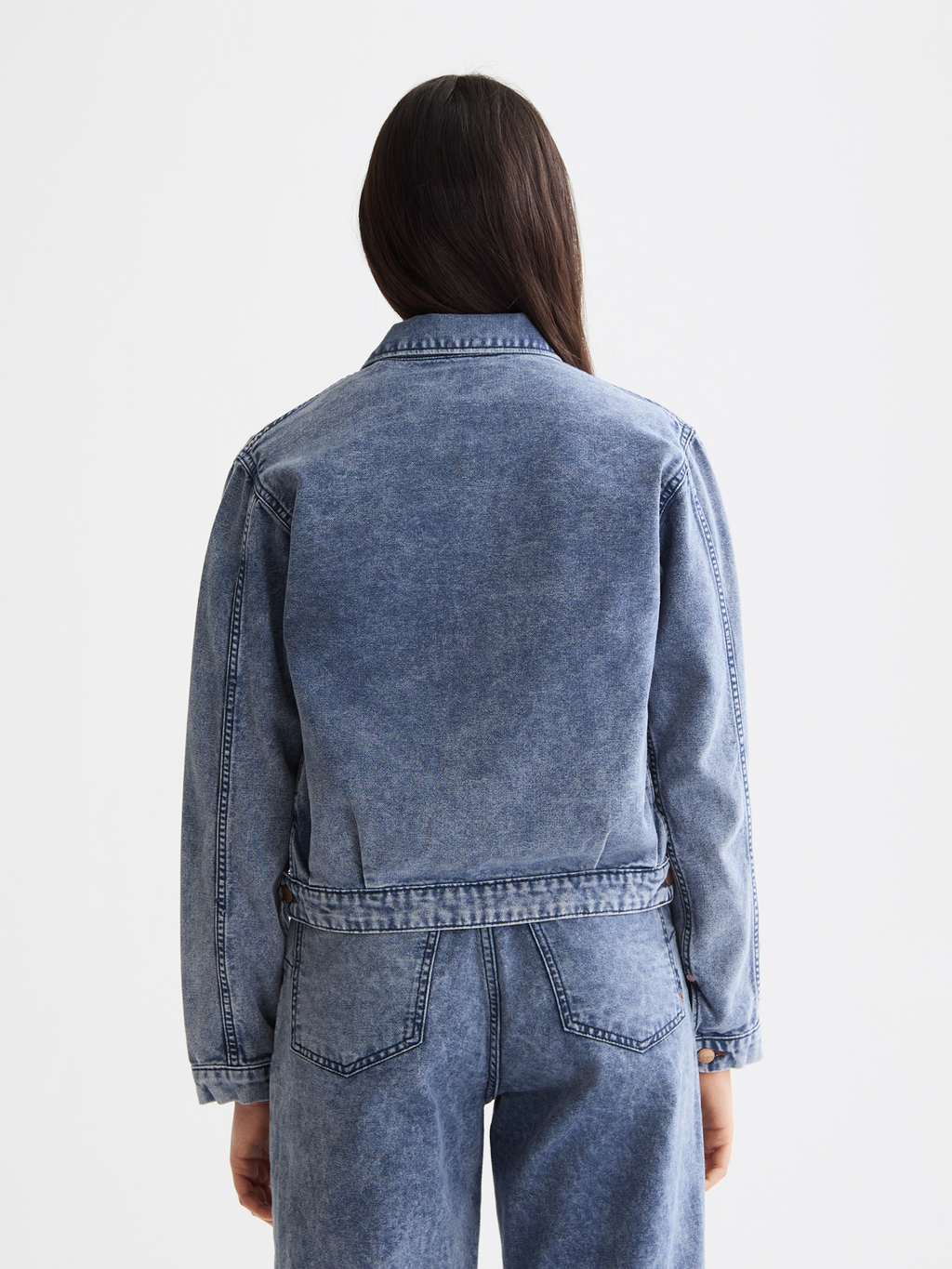 Mountain Dyed Denim Canvas Workwear Jacket
