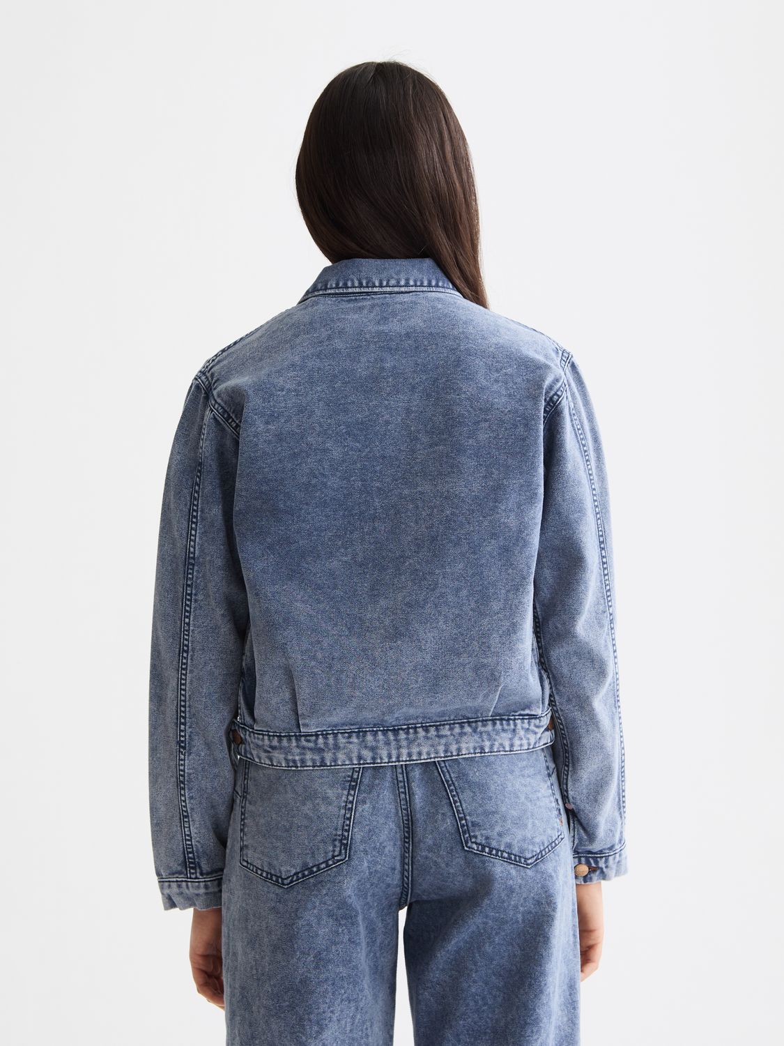 Mountain Dyed Denim Canvas Workwear Jacket