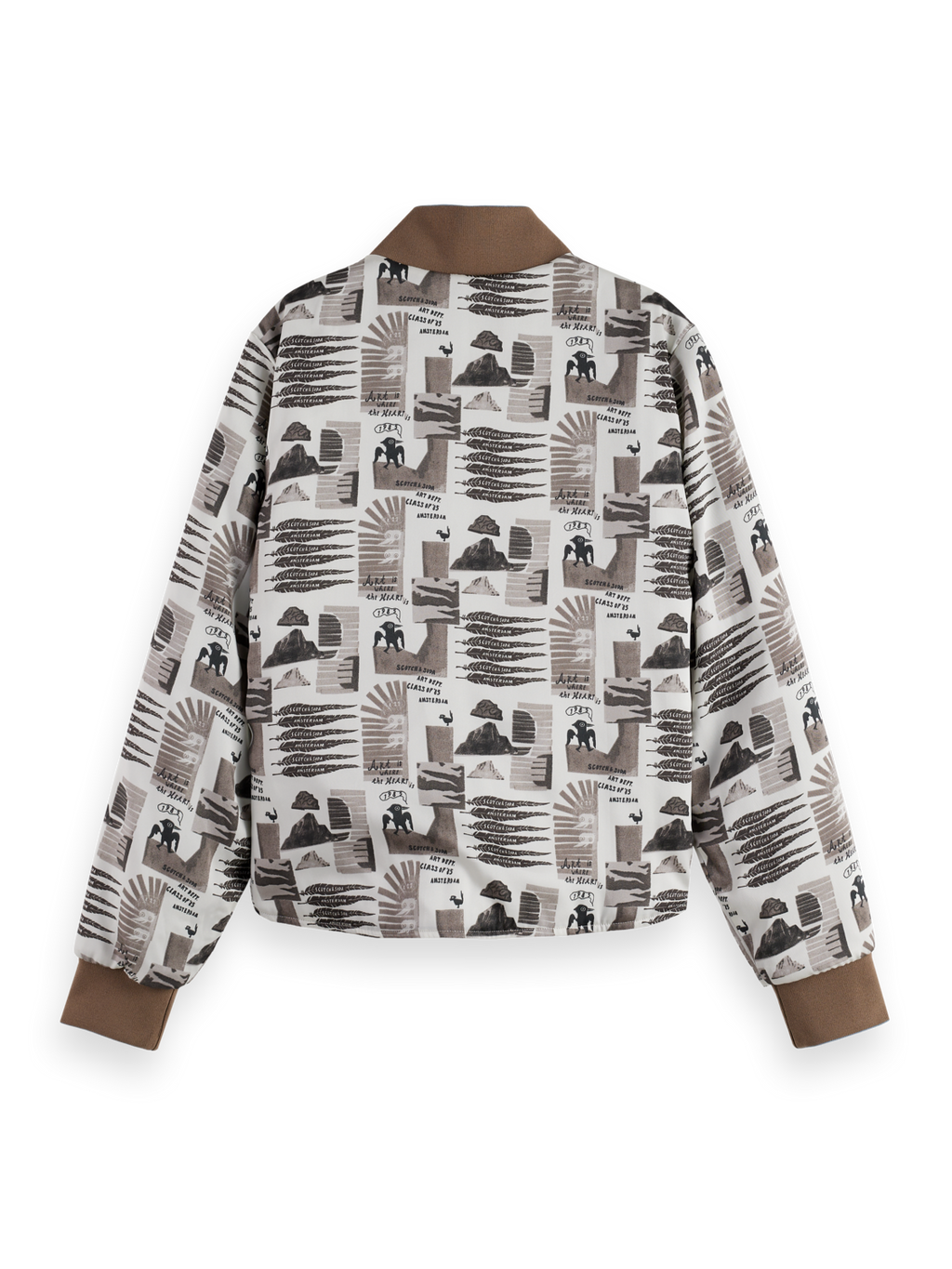 Reversible Printed And Quilted Bomber