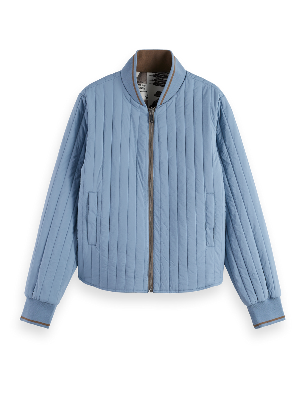 Reversible Printed And Quilted Bomber