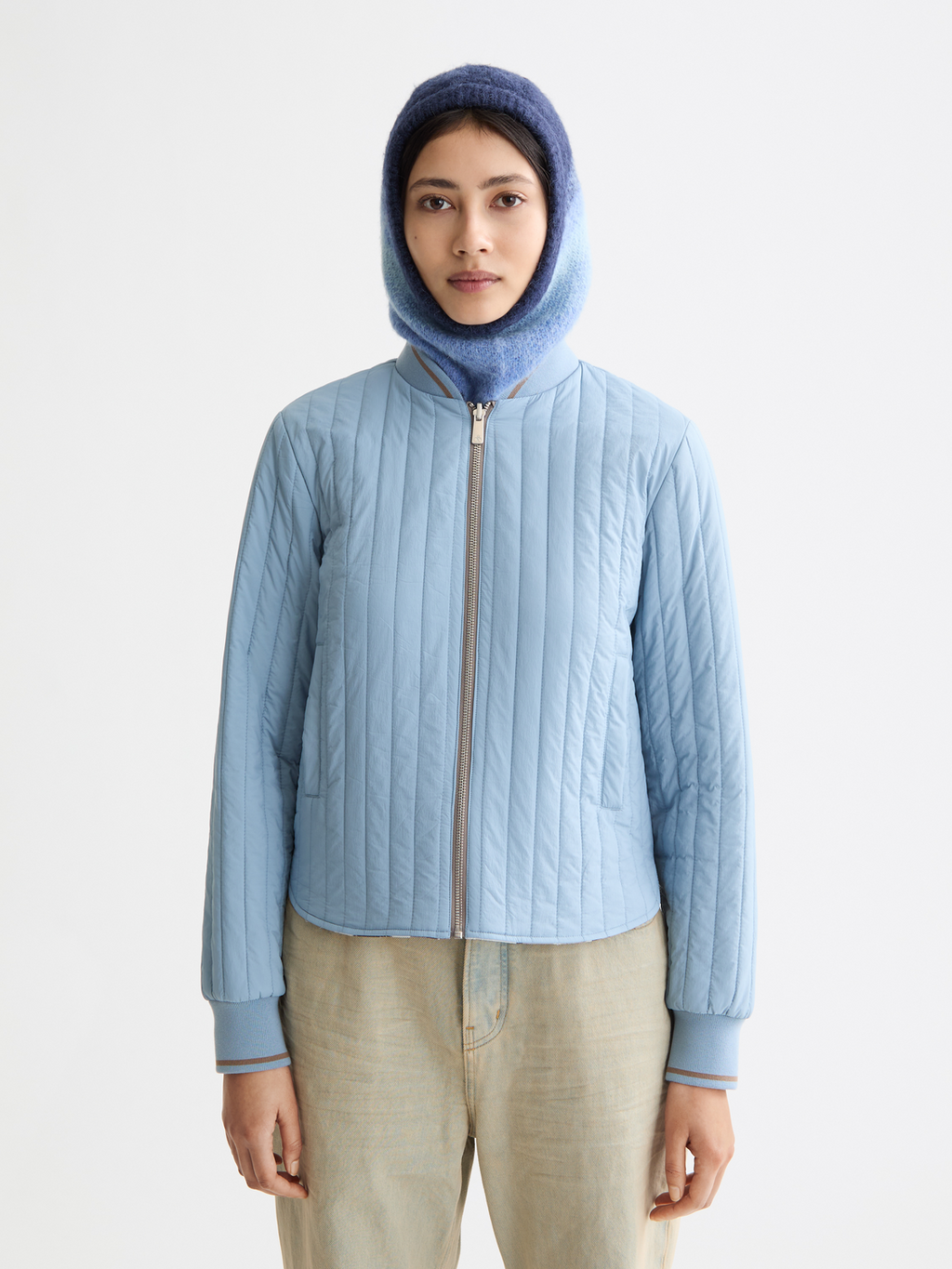 Reversible Printed And Quilted Bomber