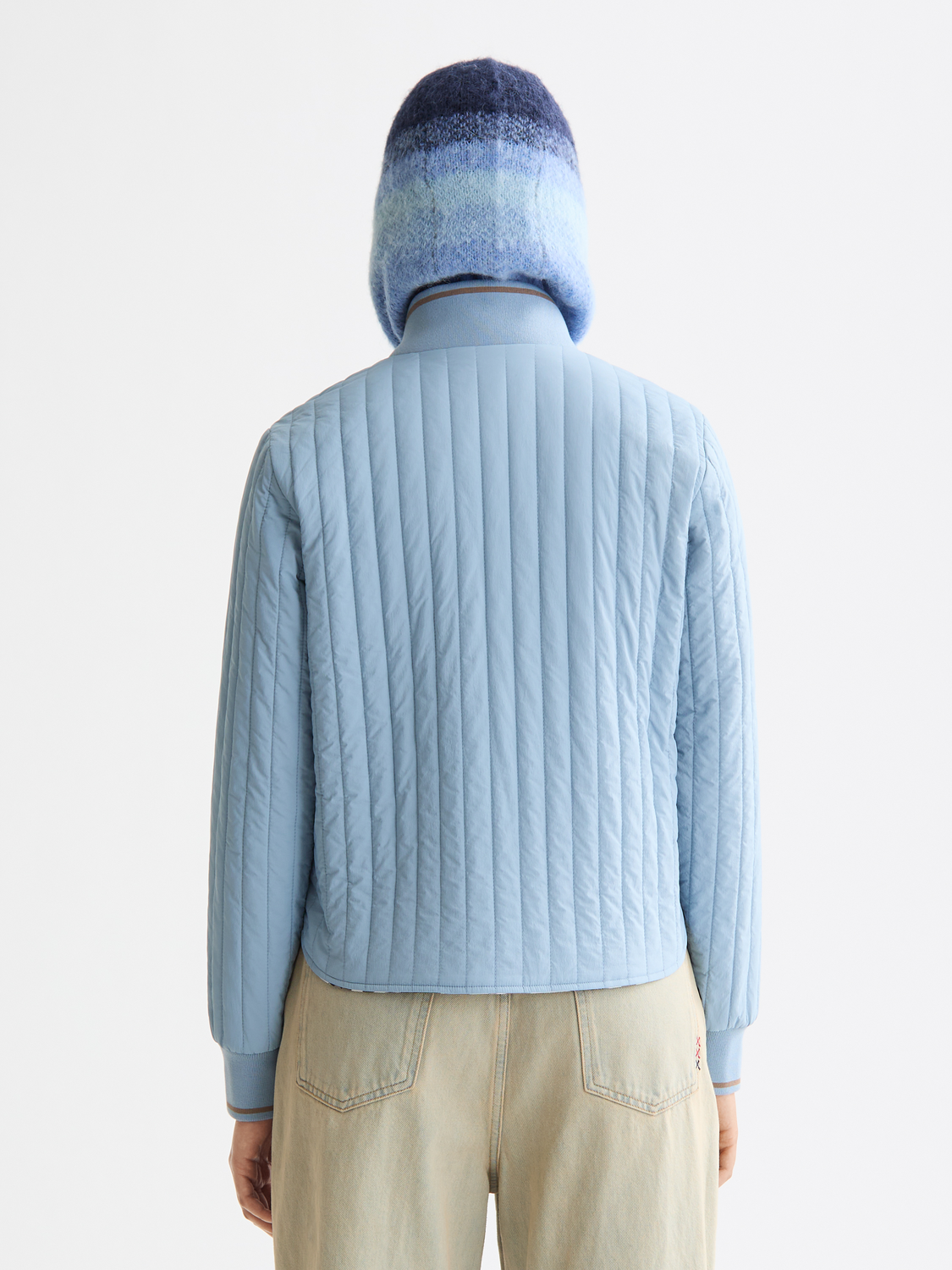 Reversible Printed And Quilted Bomber