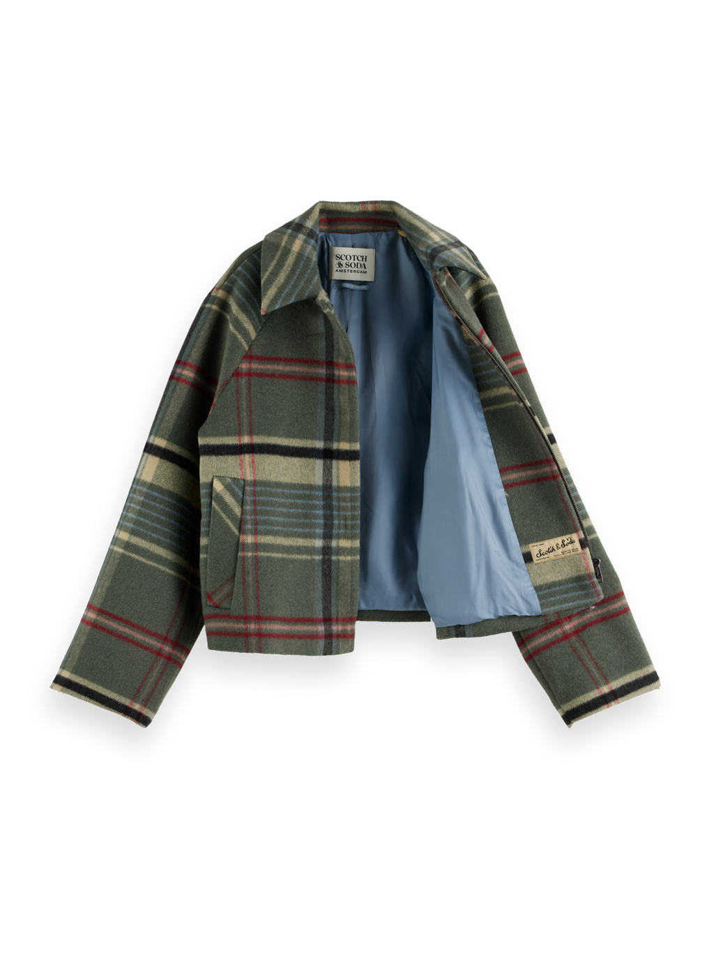 Boxy shirt jacket