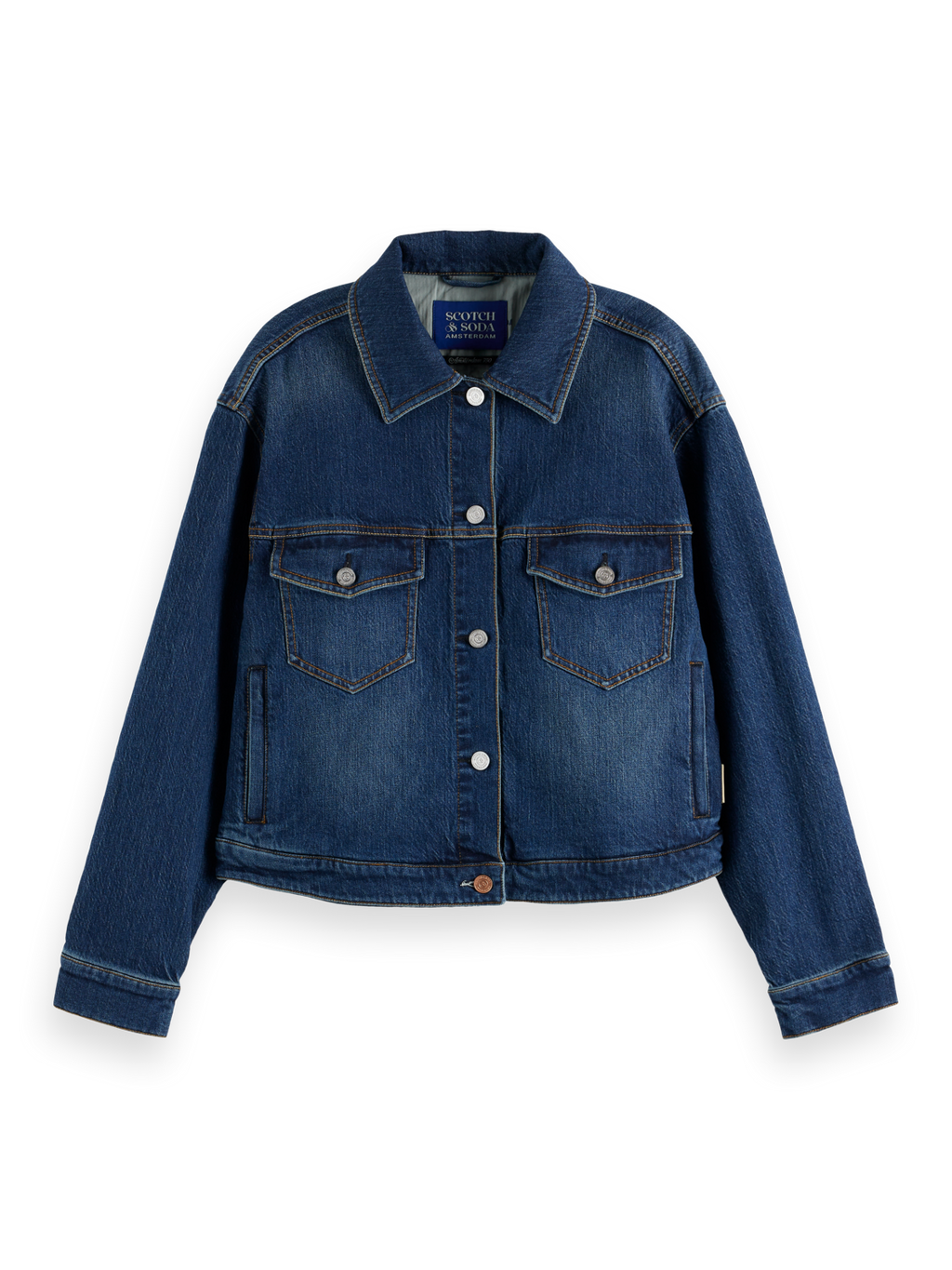 Cropped denim jacket — Let It Rain 750 years celebration