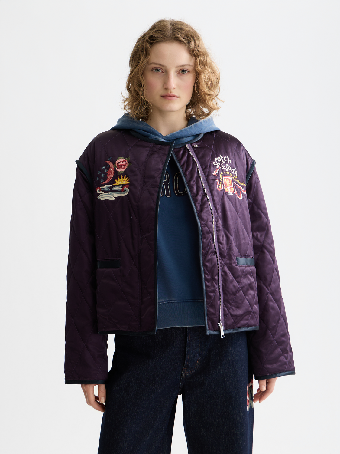 The 40th Anniversary Embroidered Reversible Souvenir Jacket The 40th Anniversary Embroidered Reversible Souvenir Jacket