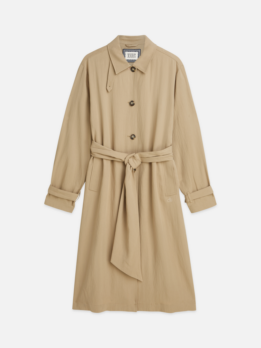 Flowy Trench Coat