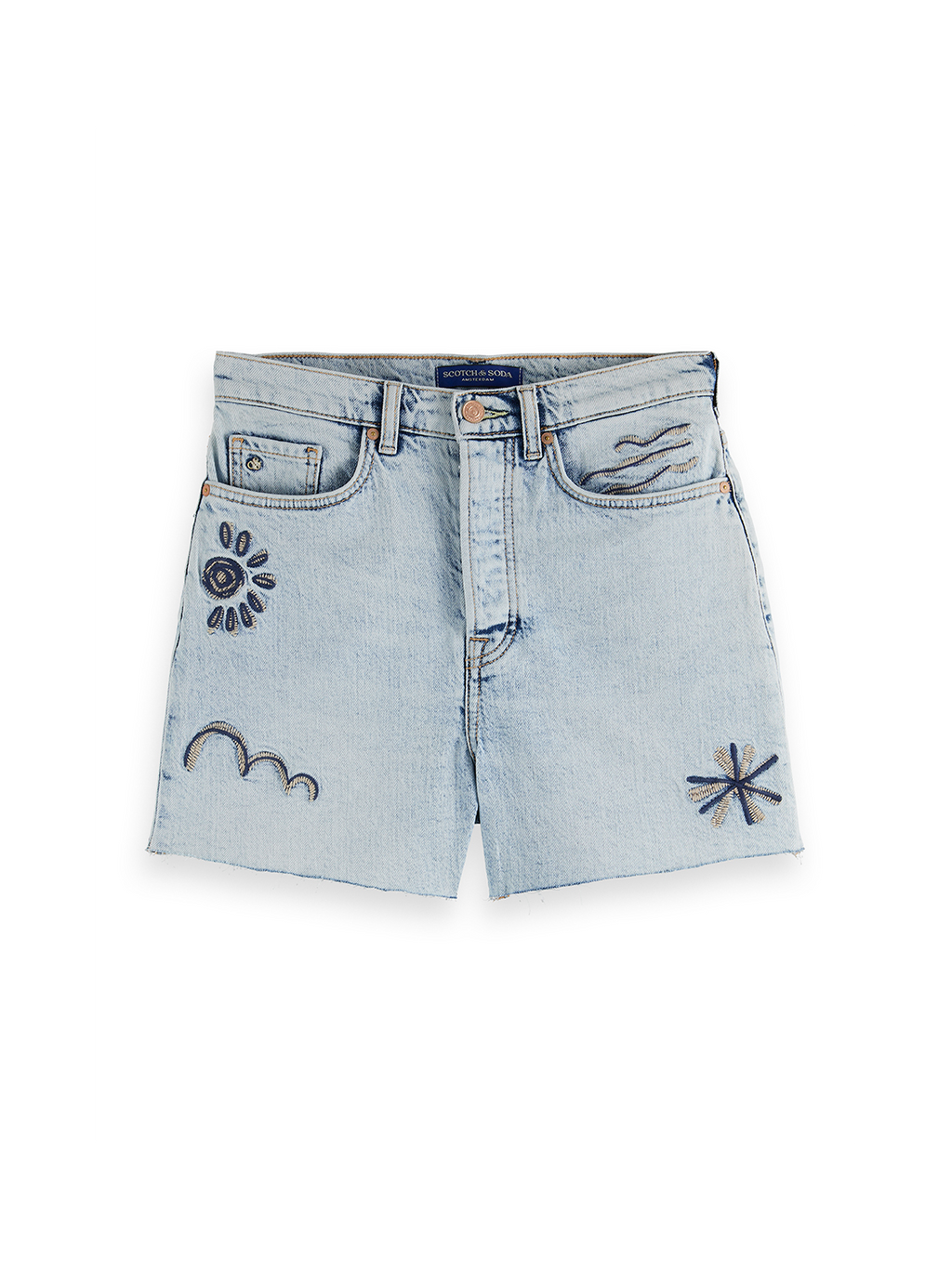 The Ray Cut Off Denim Short | Spring Lights