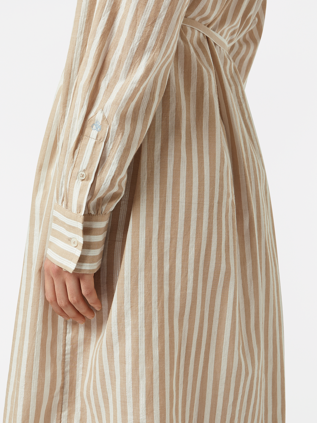 Striped Midi Shirt Dress Scotch & Soda Striped Midi Shirt Dress Scotch & Soda