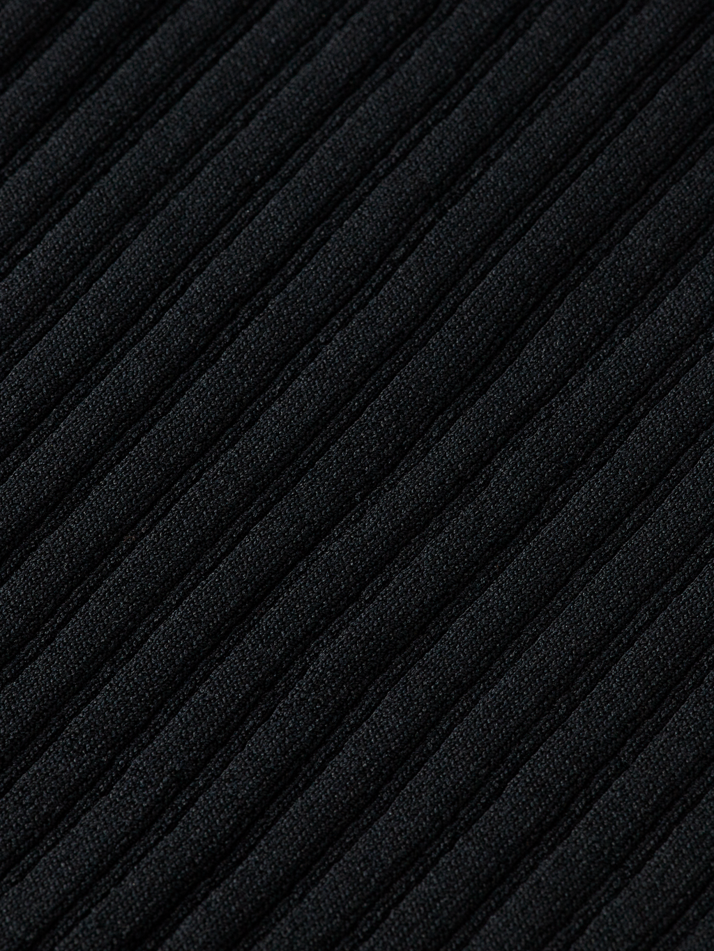 Rib knitted wrap dress