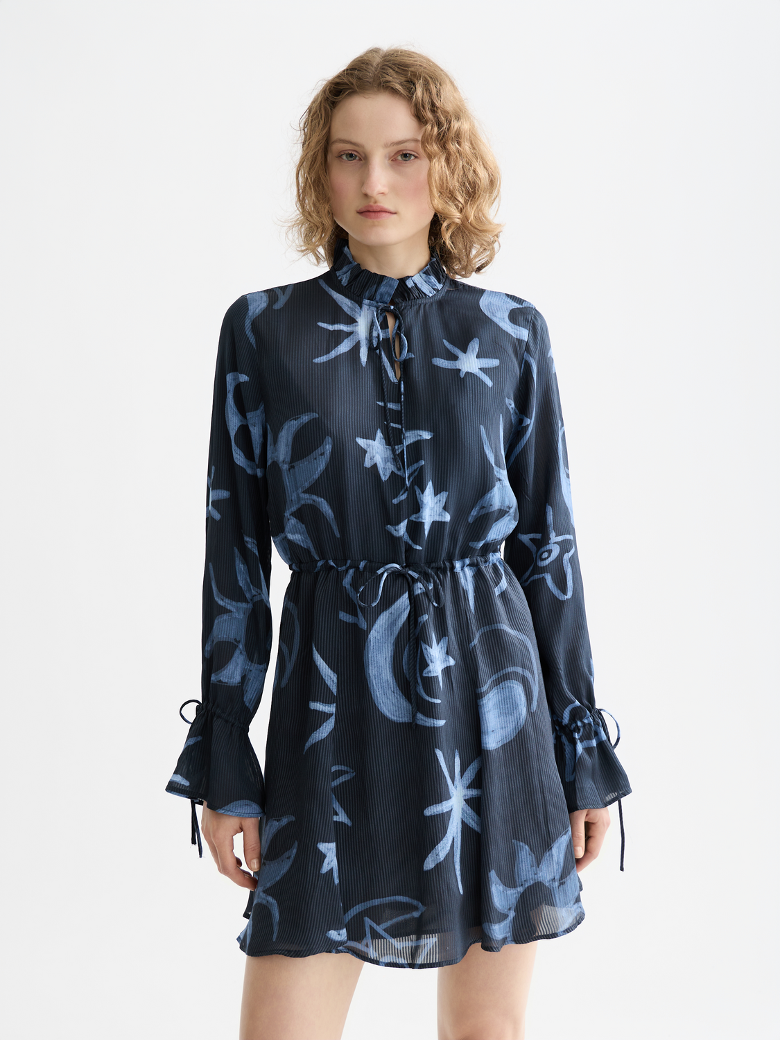scotch and soda shirt dress Structured Stripe Mini Shirt Dress Scotch & Soda