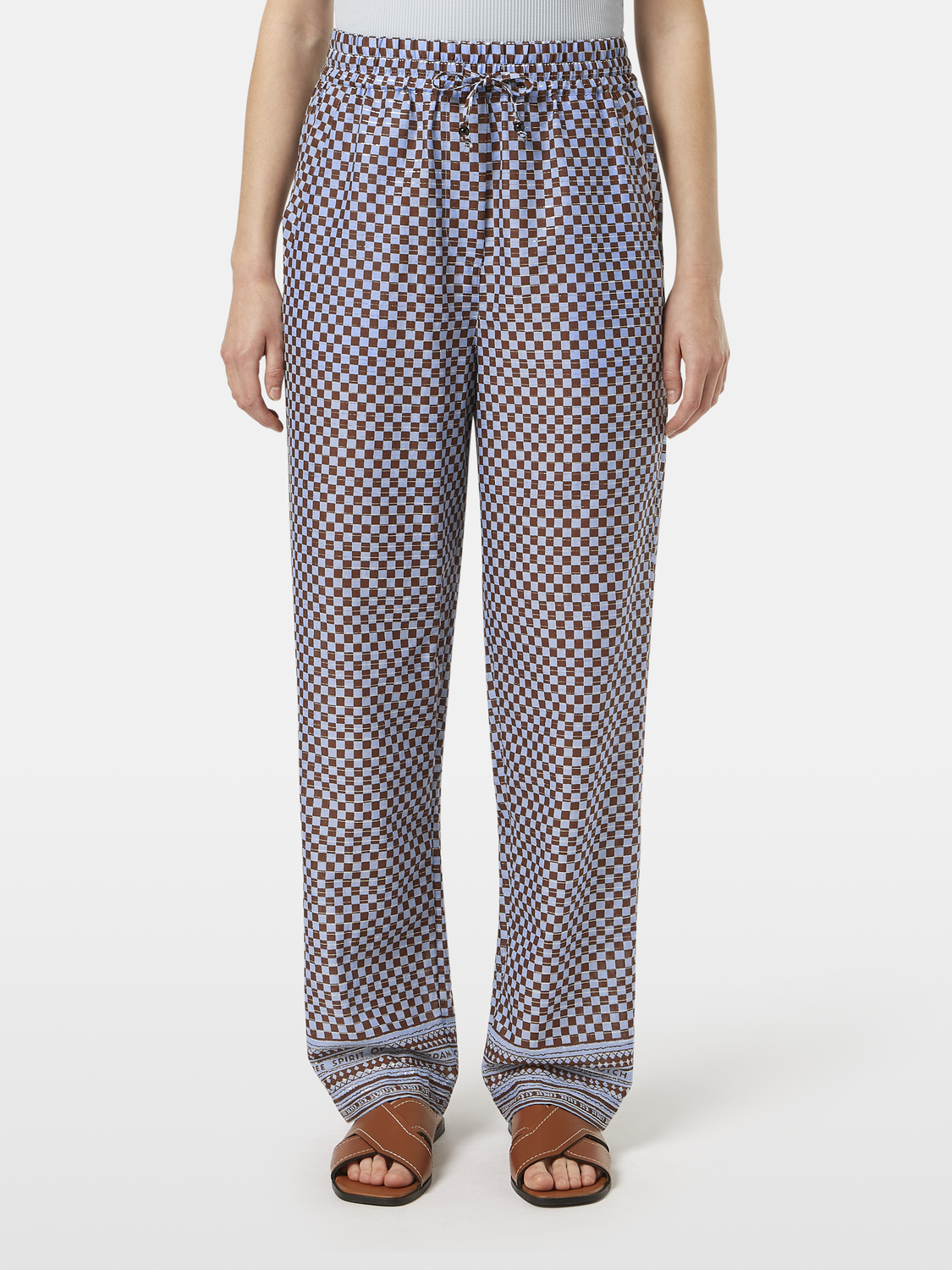 Mid-Rise Pull-On Beach Pant