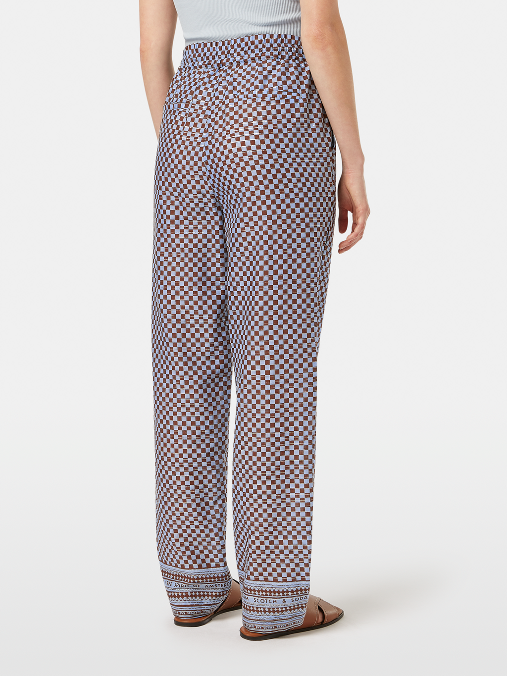 Mid-Rise Pull-On Beach Pant