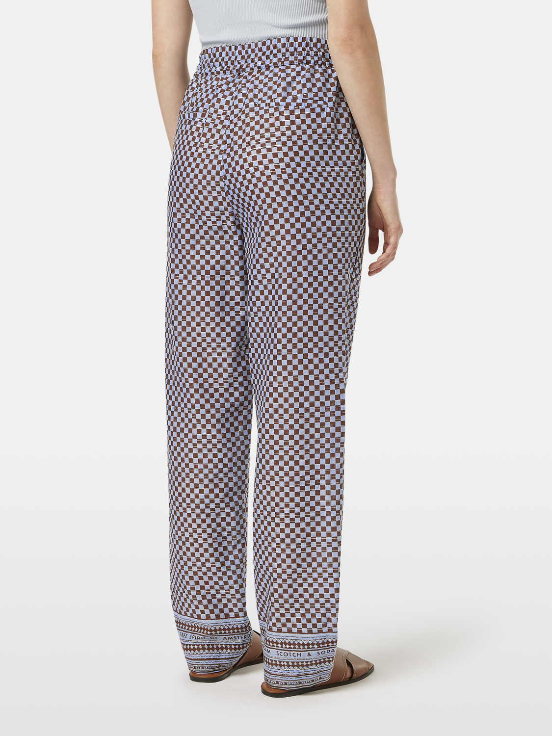 Mid-Rise Pull-On Beach Pant