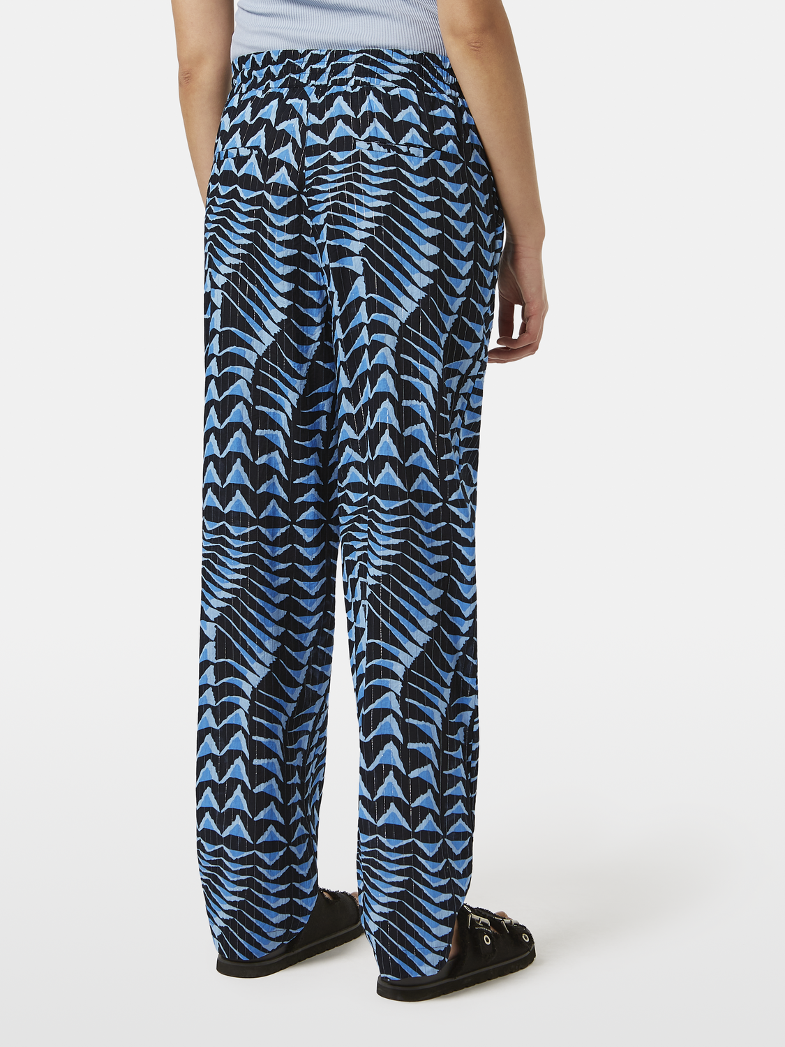 House of Mirrors Printed Mid-Rise Beach Pant