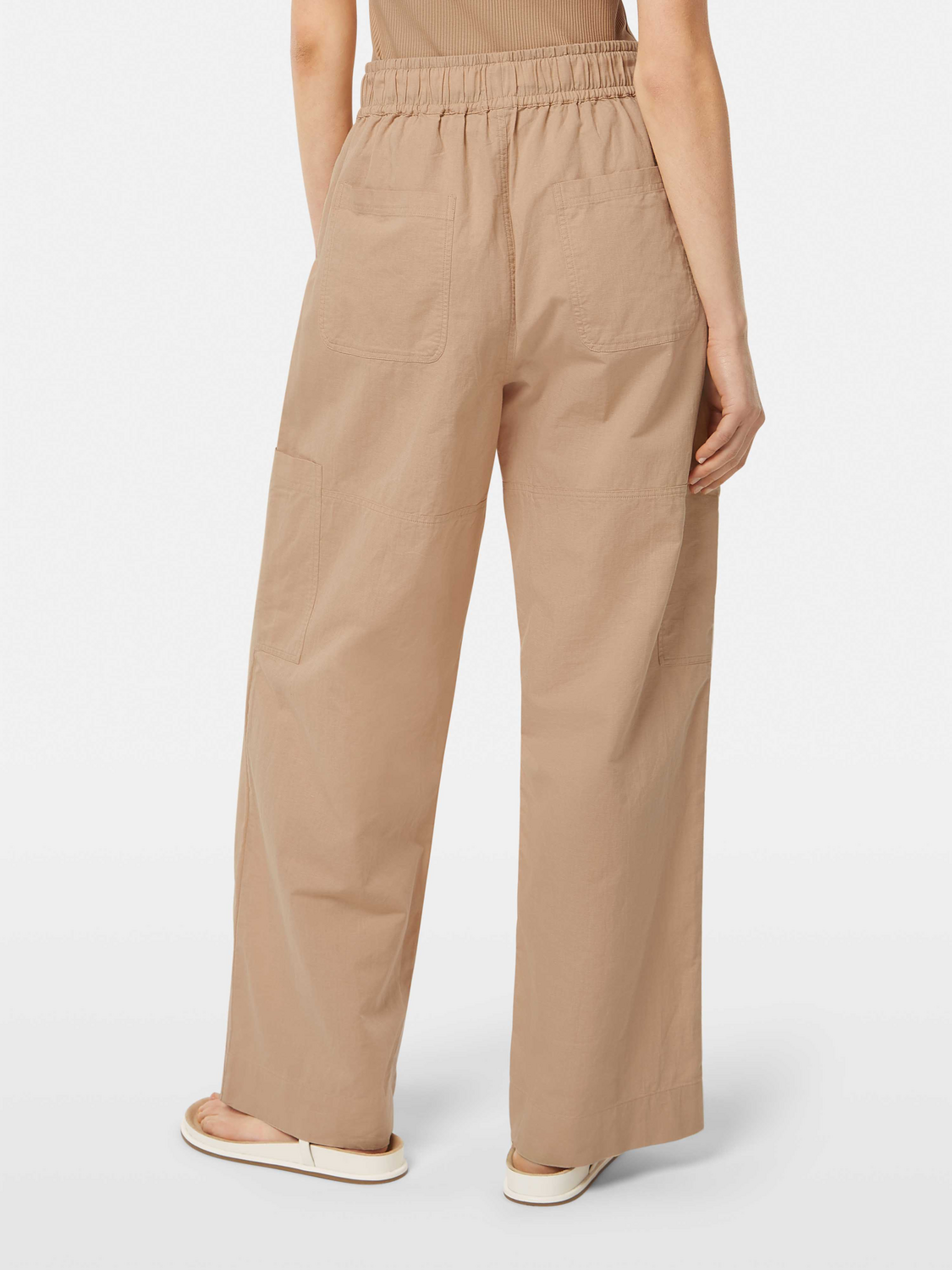 Noa High-Rise Wide-Leg Cargo Pant