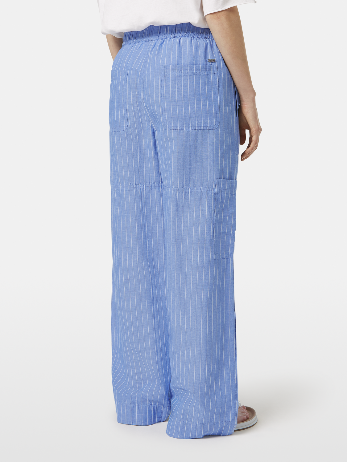 Noa High-Rise Wide-Leg Cargo Pant