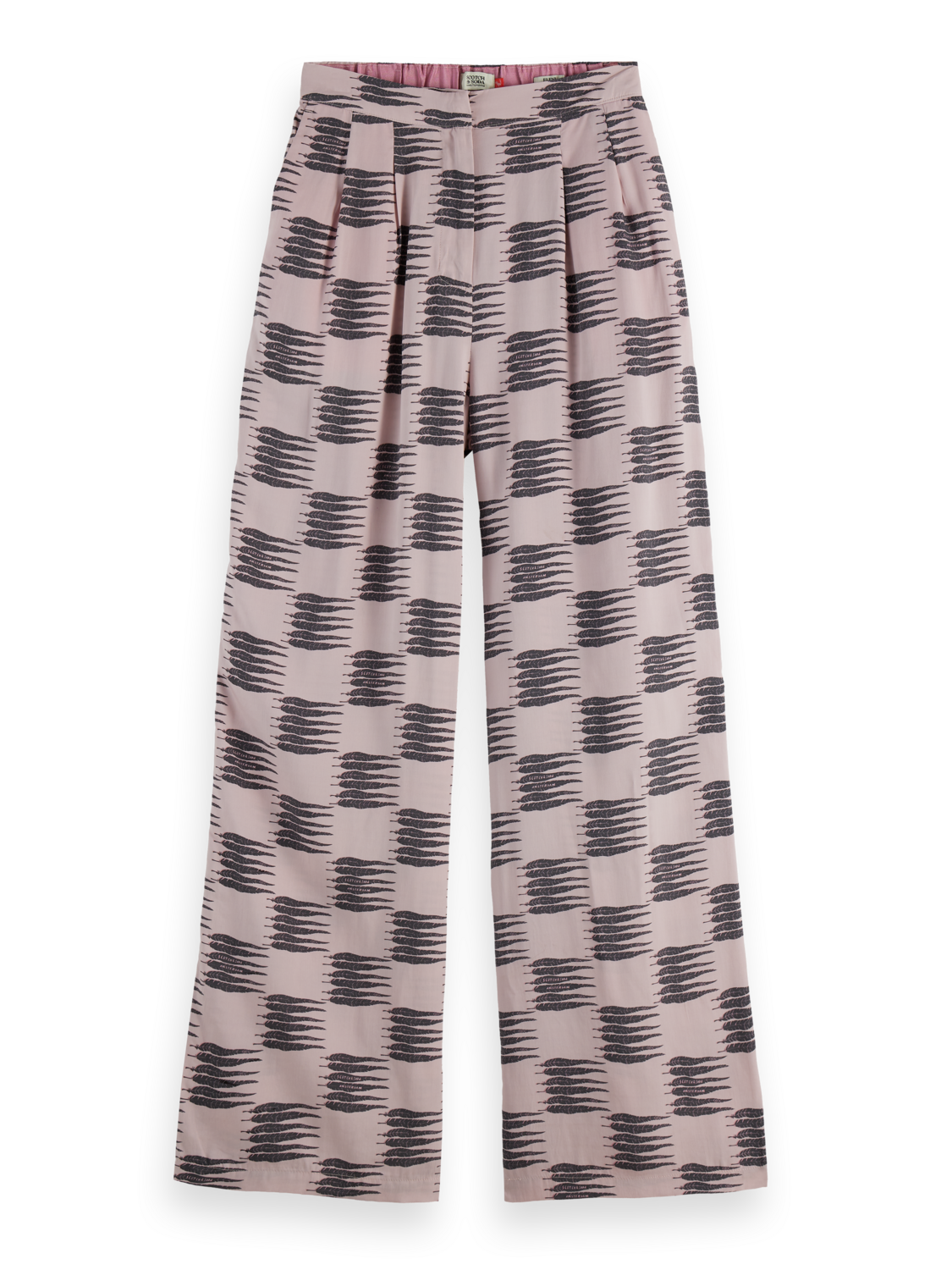 Eleni - High Rise Wide Leg Pajama Pants