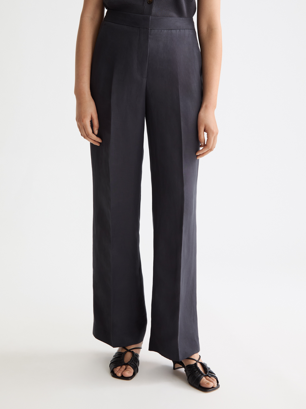 Edie - High Rise Wide Leg Drapey Pant