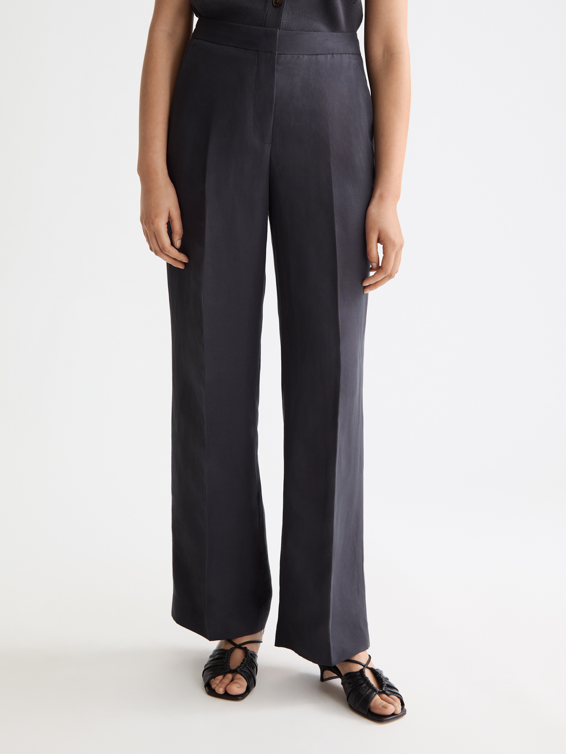 Edie - High Rise Wide Leg Drapey Pant