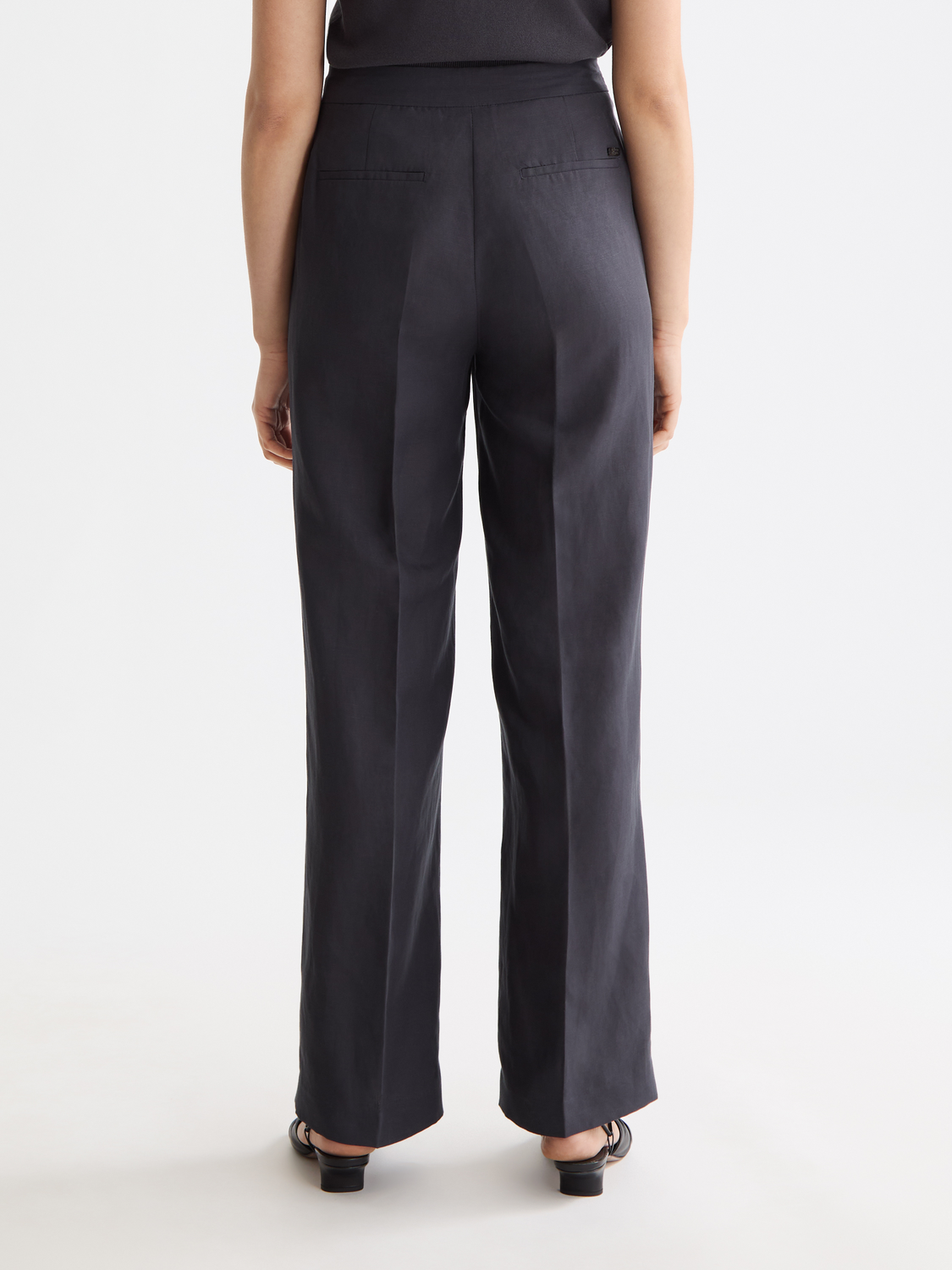 Edie - High Rise Wide Leg Drapey Pant