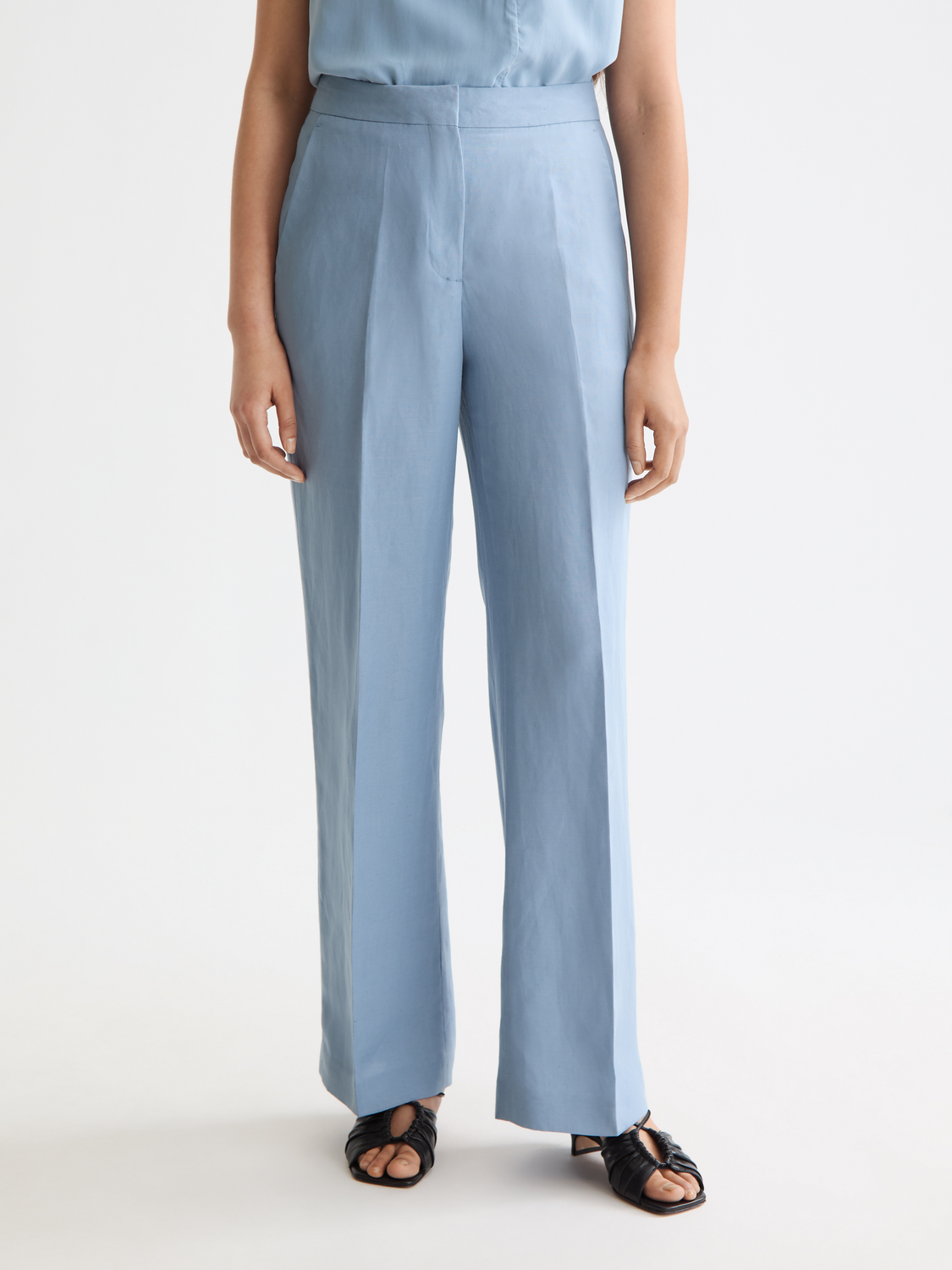 Edie - High Rise Wide Leg Drapey Pant