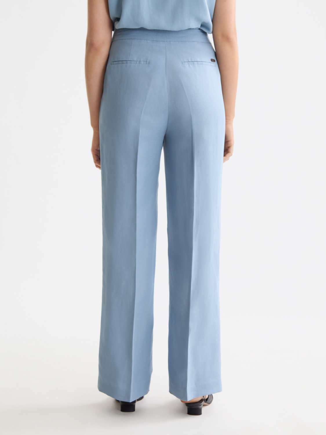 Edie - High Rise Wide Leg Drapey Pant
