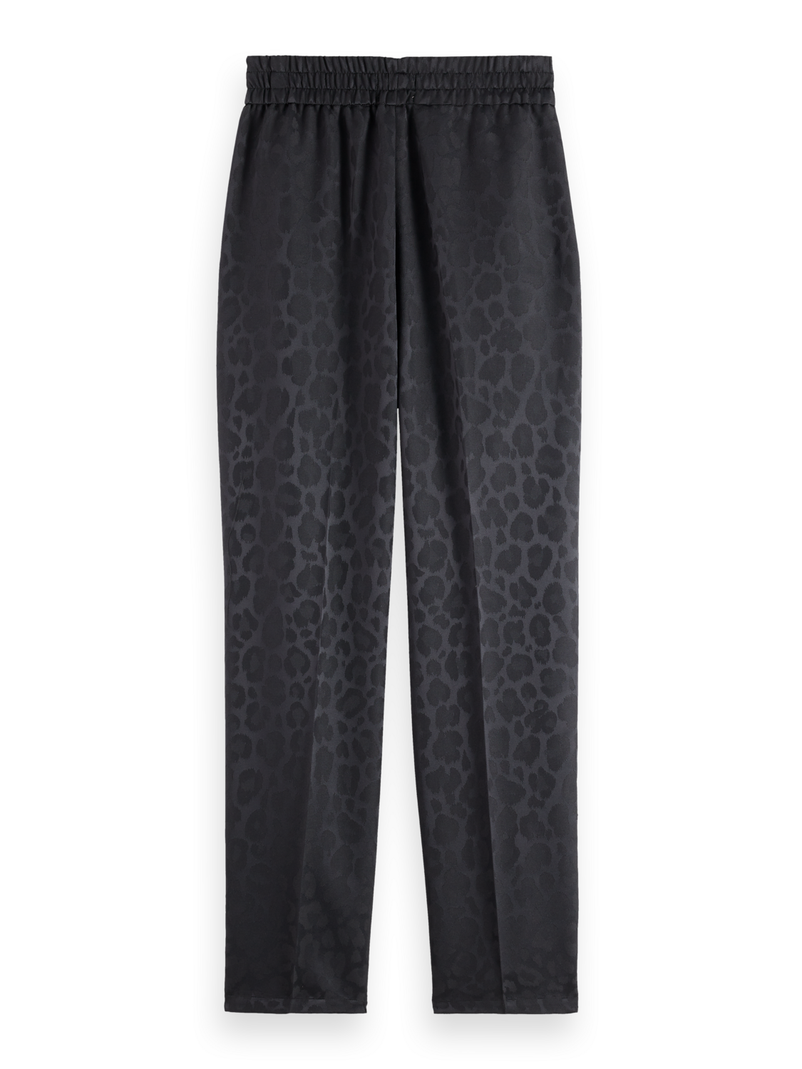 Maia - mid rise tapered leg jacquard pant